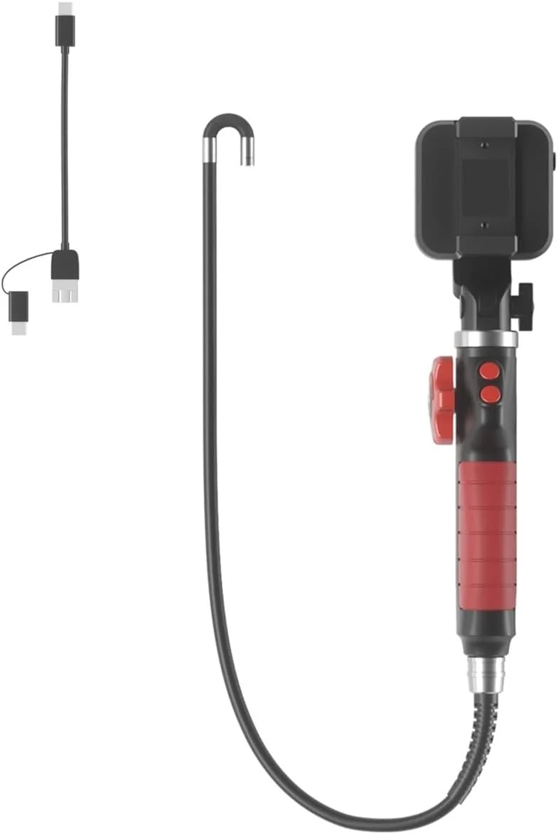 دوربین آندوسکوپی JDOSHIS با رزولوشن 2 مگاپیکسل و کیفیت 1080P، دارای مفصل 2 طرفه با قابلیت چرخش 180 درجه، مناسب برای بازرسی های صنعتی، سازگار با گوشی های هوشمند (8 میلی متر برای اندروید) دوربین آندوسکوپی JDOSHIS با رزولوشن 2 مگاپیکسل و کیفیت 1080P، دارای مفصل 2 طرفه با قابلیت چرخش 180 درجه، مناسب برای بازرسی های صنعتی، سازگار با گوشی های هوشمند (8 میلی متر برای اندروید)