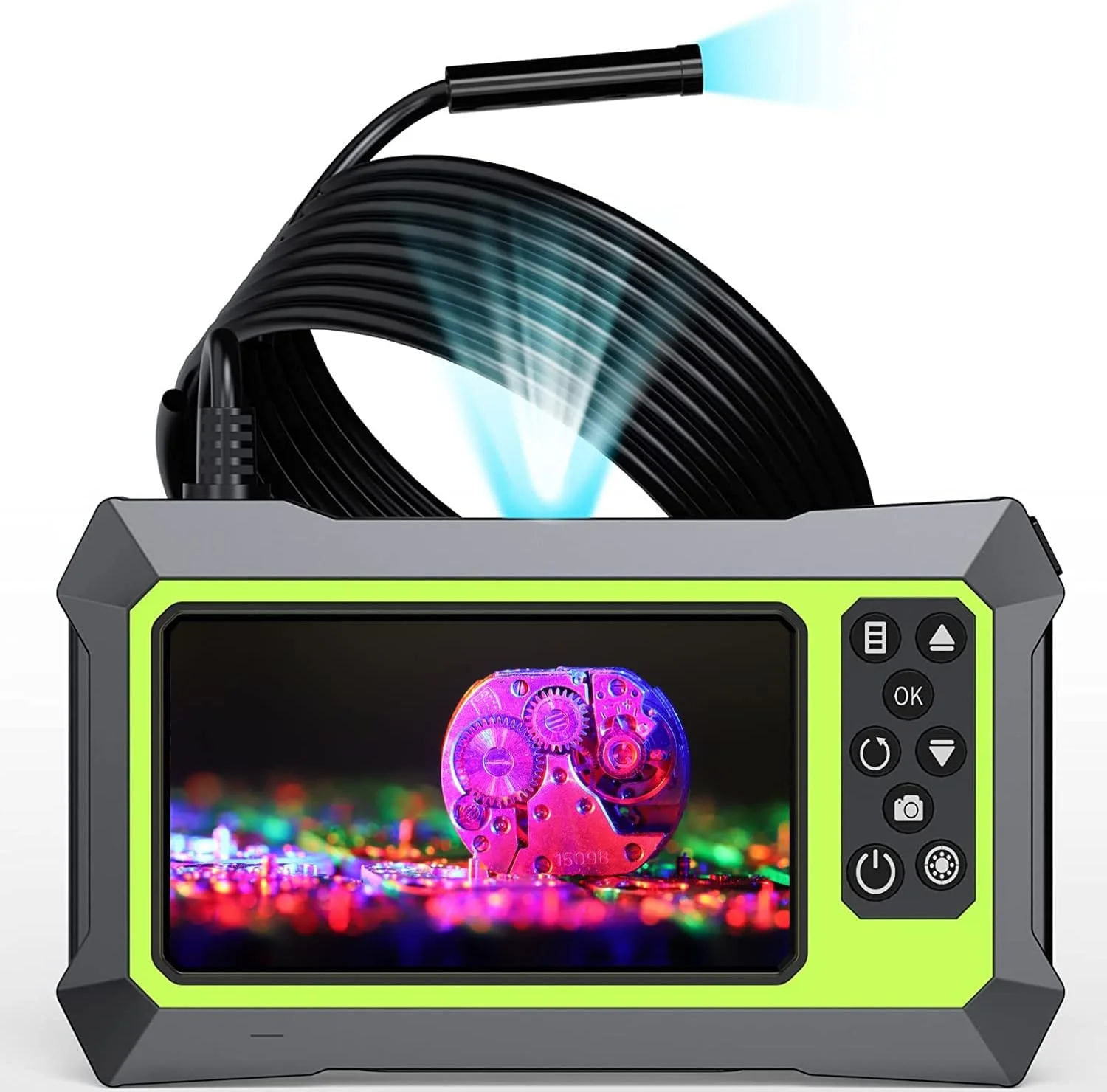 اندوسکوپ ارتقا یافته Exrp با چراغ، دوربین بازرسی بورسکوپ 1080P Pro HD با صفحه نمایش LCD 4.3 اینچی، دوربین مار ضد آب IP67، 8 چراغ LED روشن اندوسکوپ ارتقا یافته Exrp با چراغ، دوربین بازرسی بورسکوپ 1080P Pro HD با صفحه نمایش LCD 4.3 اینچی، دوربین مار ضد آب IP67، 8 چراغ LED روشن