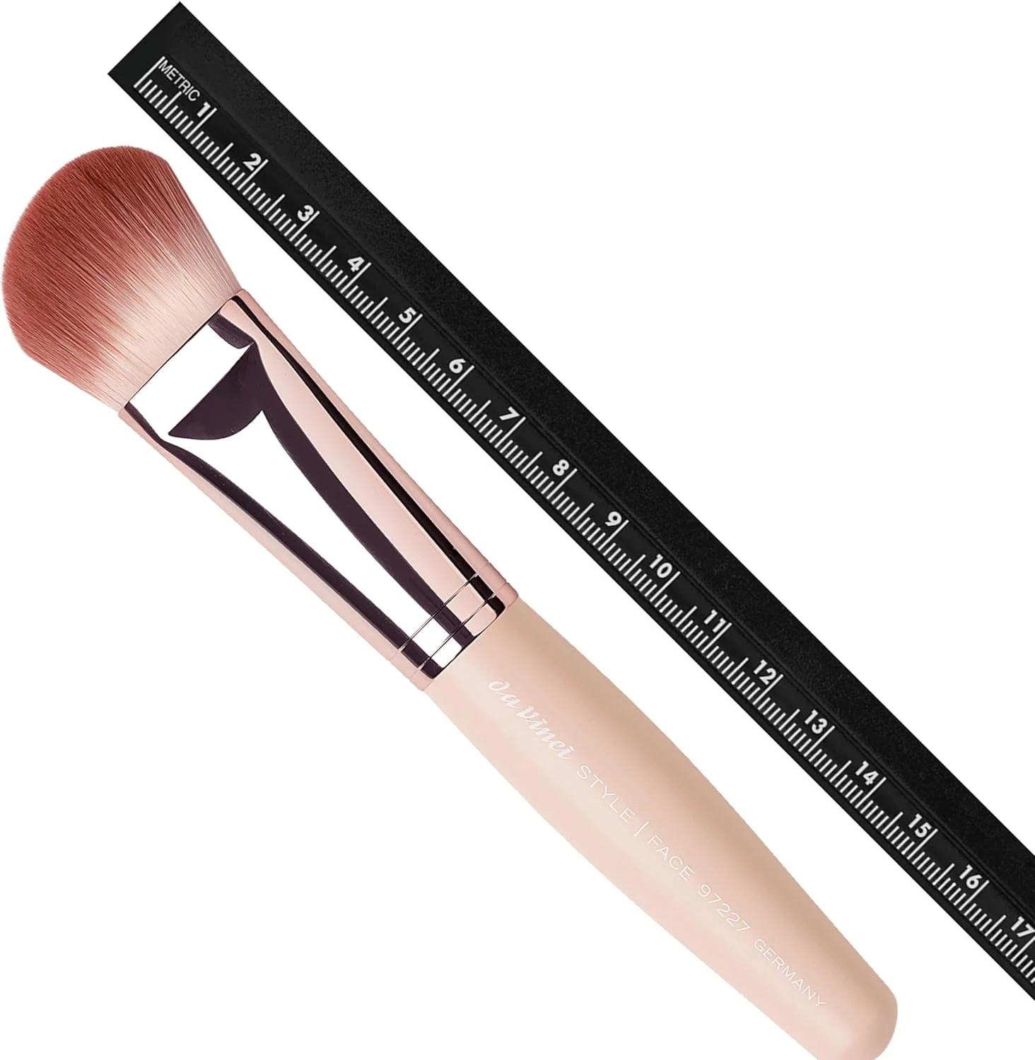 قلم مو رژگونه زاویه دار داوینچی / وگان / الیاف مصنوعی / دست ساز آلمان