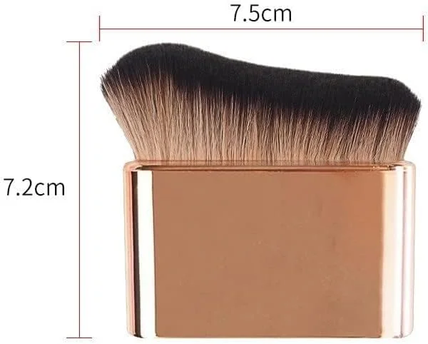 براش بزرگ ترکیب کننده برنزه کننده خودکار، برنزه کننده حرفه ای، کابوکی، پودر، کرم پودر، رژگونه، سایه، برنزر، براش صورت و بدن (طلایی رز) براش بزرگ ترکیب کننده برنزه کننده خودکار، برنزه کننده حرفه ای، کابوکی، پودر، کرم پودر، رژگونه، سایه، برنزر، براش صورت و بدن (طلایی رز)