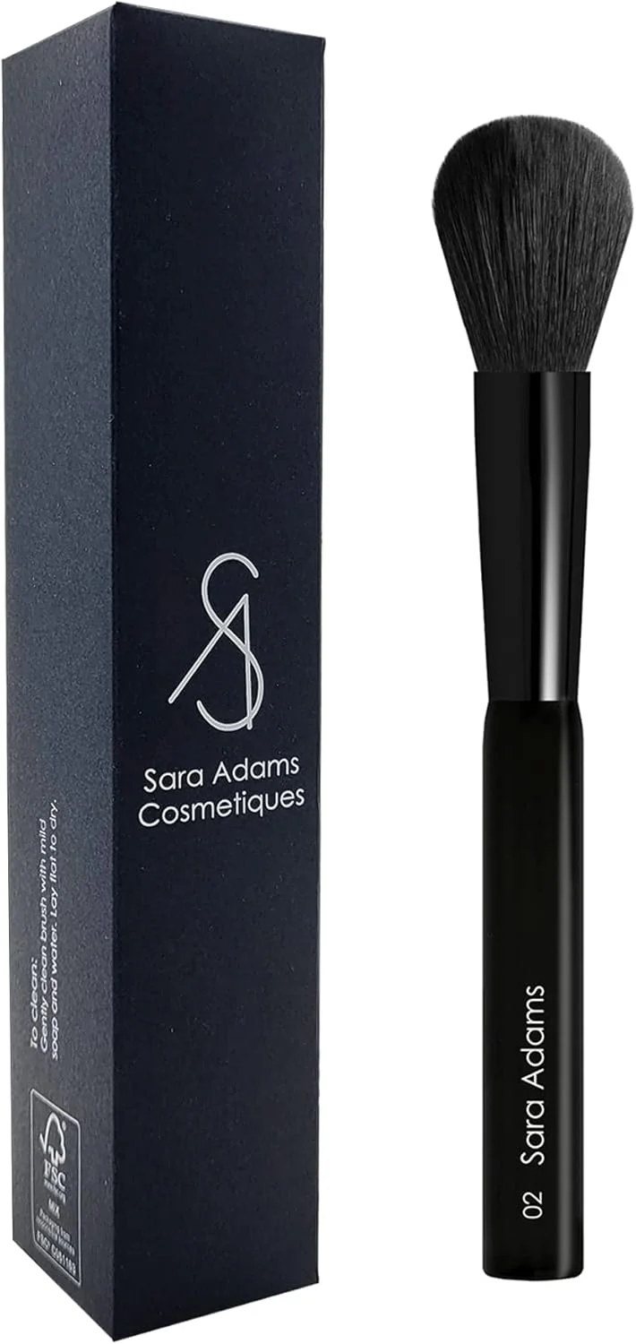 قلم مو رژگونه و پودر بیضی شکل سارا آدامز Cosmetiques شماره 02 قلم مو رژگونه و پودر بیضی شکل سارا آدامز Cosmetiques شماره 02