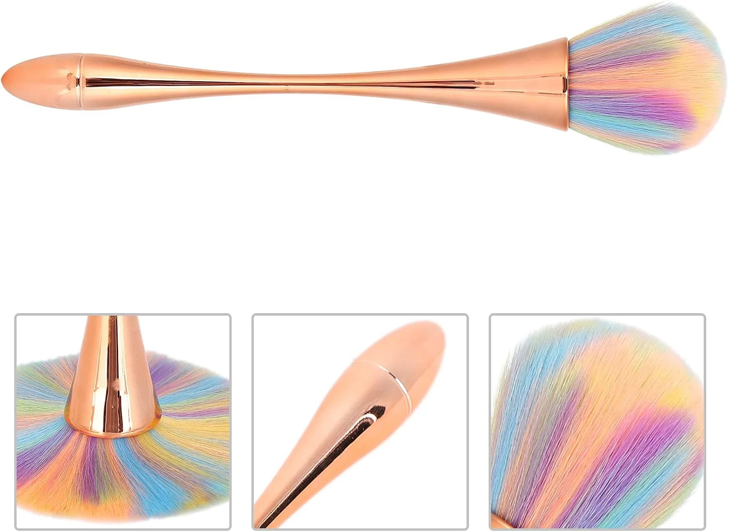 RIZGHWOY برس آرایشی پودر شل رژگونه موی نرم ابزار آرایش نهایی برای سفر برس آرایشی حرفه ای RIZGHWOY برس آرایشی پودر شل رژگونه موی نرم ابزار آرایش نهایی برای سفر برس آرایشی حرفه ای