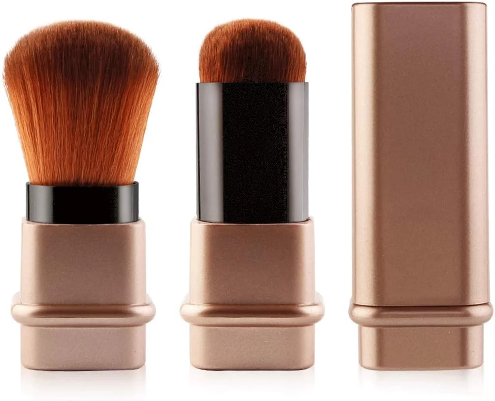 براش آرایشی کابوکی جمع شونده RN BEAUTY، براش کرم پودر، براش پودر، براش رژگونه، براش برنزر، براش ترکیب صورت، براش حرفه ای ترکیب مواد معدنی قابل حمل با پوشش - طلایی براش آرایشی کابوکی جمع شونده RN BEAUTY، براش کرم پودر، براش پودر، براش رژگونه، براش برنزر، براش ترکیب صورت، براش حرفه ای ترکیب مواد معدنی قابل حمل با پوشش - طلایی