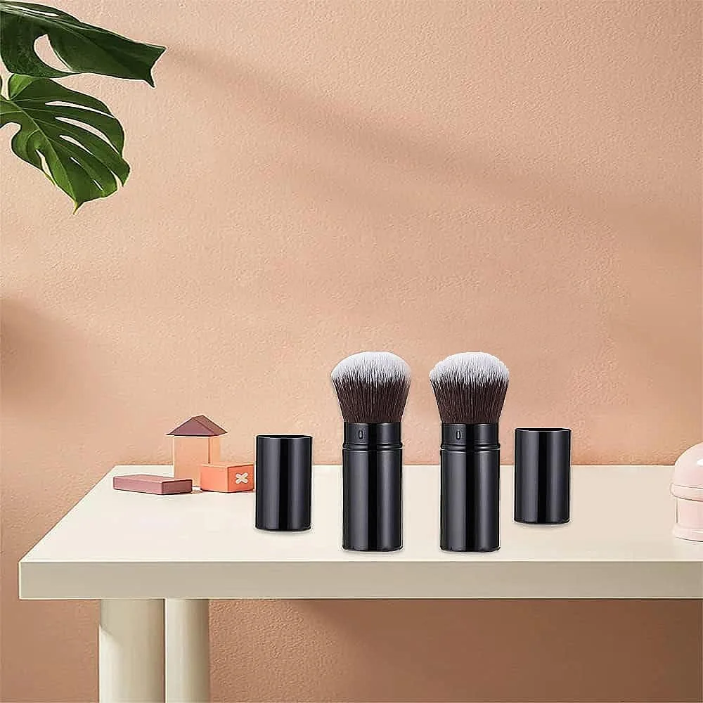 براش رژگونه جمع شونده، براش آرایشی جمع شونده، مناسب برای کرم مایع و لوازم آرایشی پودری بی عیب و نقص (مشکی) براش رژگونه جمع شونده، براش آرایشی جمع شونده، مناسب برای کرم مایع و لوازم آرایشی پودری بی عیب و نقص (مشکی)