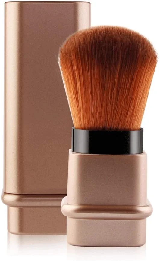 براش آرایشی کابوکی جمع شونده RN BEAUTY، براش کرم پودر، براش پودر، براش رژگونه، براش برنزر، براش ترکیب صورت، براش حرفه ای ترکیب مواد معدنی قابل حمل با پوشش - طلایی براش آرایشی کابوکی جمع شونده RN BEAUTY، براش کرم پودر، براش پودر، براش رژگونه، براش برنزر، براش ترکیب صورت، براش حرفه ای ترکیب مواد معدنی قابل حمل با پوشش - طلایی