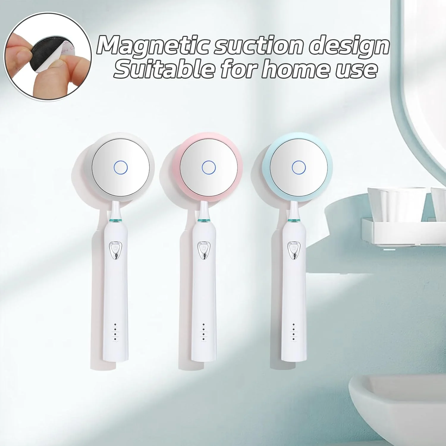 محفظه استریل کننده مسواک UV قابل شارژ KASTWAVE با نگهدارنده مغناطیسی - قابل حمل و بهداشتی - ایده آل برای استفاده در خانه و مسافرت - سفید محفظه استریل کننده مسواک UV قابل شارژ KASTWAVE با نگهدارنده مغناطیسی - قابل حمل و بهداشتی - ایده آل برای استفاده در خانه و مسافرت - سفید