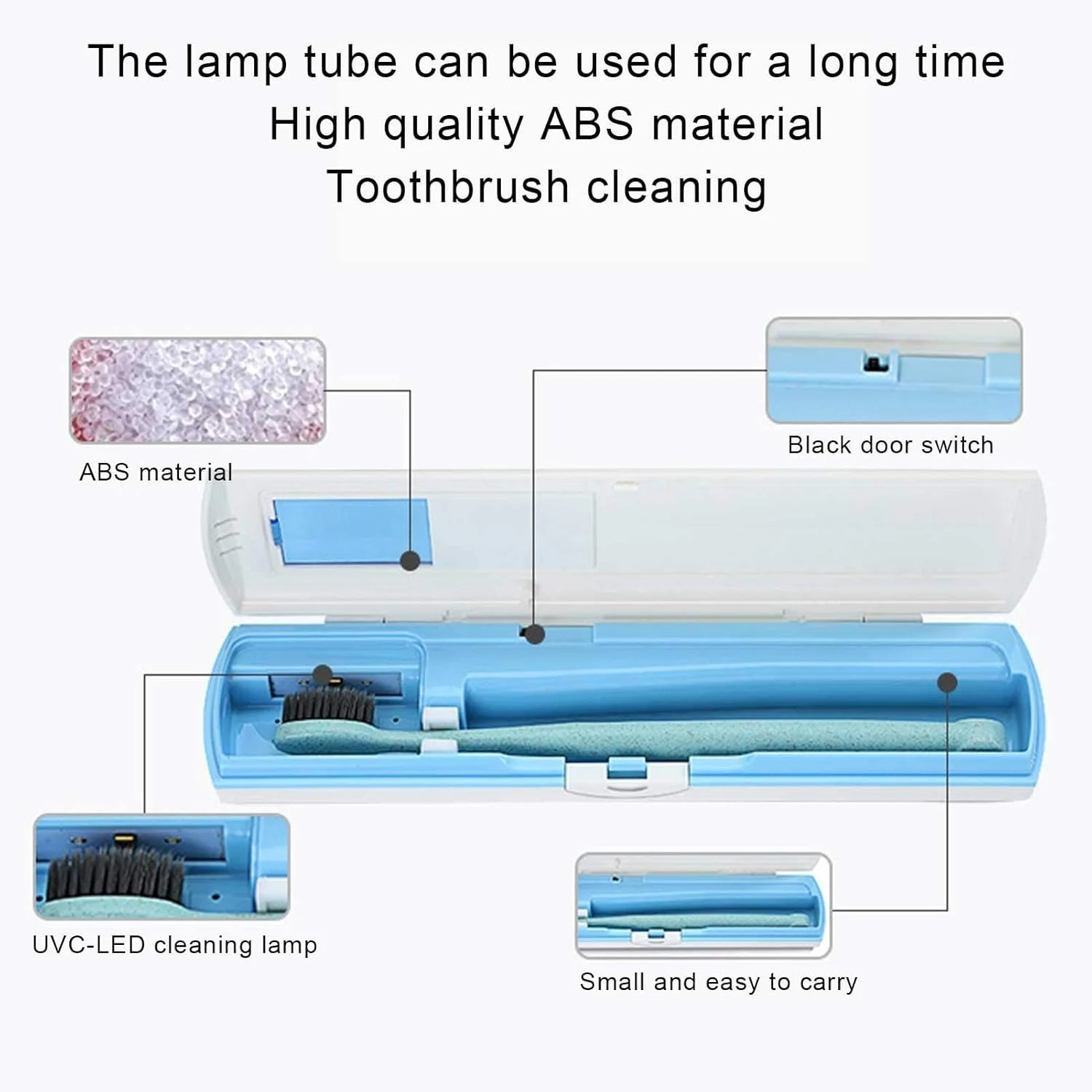 استریلایزر مسواک UV کاست ویو، جعبه تمیز کننده مسواک UV قابل حمل، نگهدارنده و سازمان دهنده مسواک، جعبه ضد عفونی کننده سر مسواک برای مسافرت و استفاده در منزل استریلایزر مسواک UV کاست ویو، جعبه تمیز کننده مسواک UV قابل حمل، نگهدارنده و سازمان دهنده مسواک، جعبه ضد عفونی کننده سر مسواک برای مسافرت و استفاده در منزل