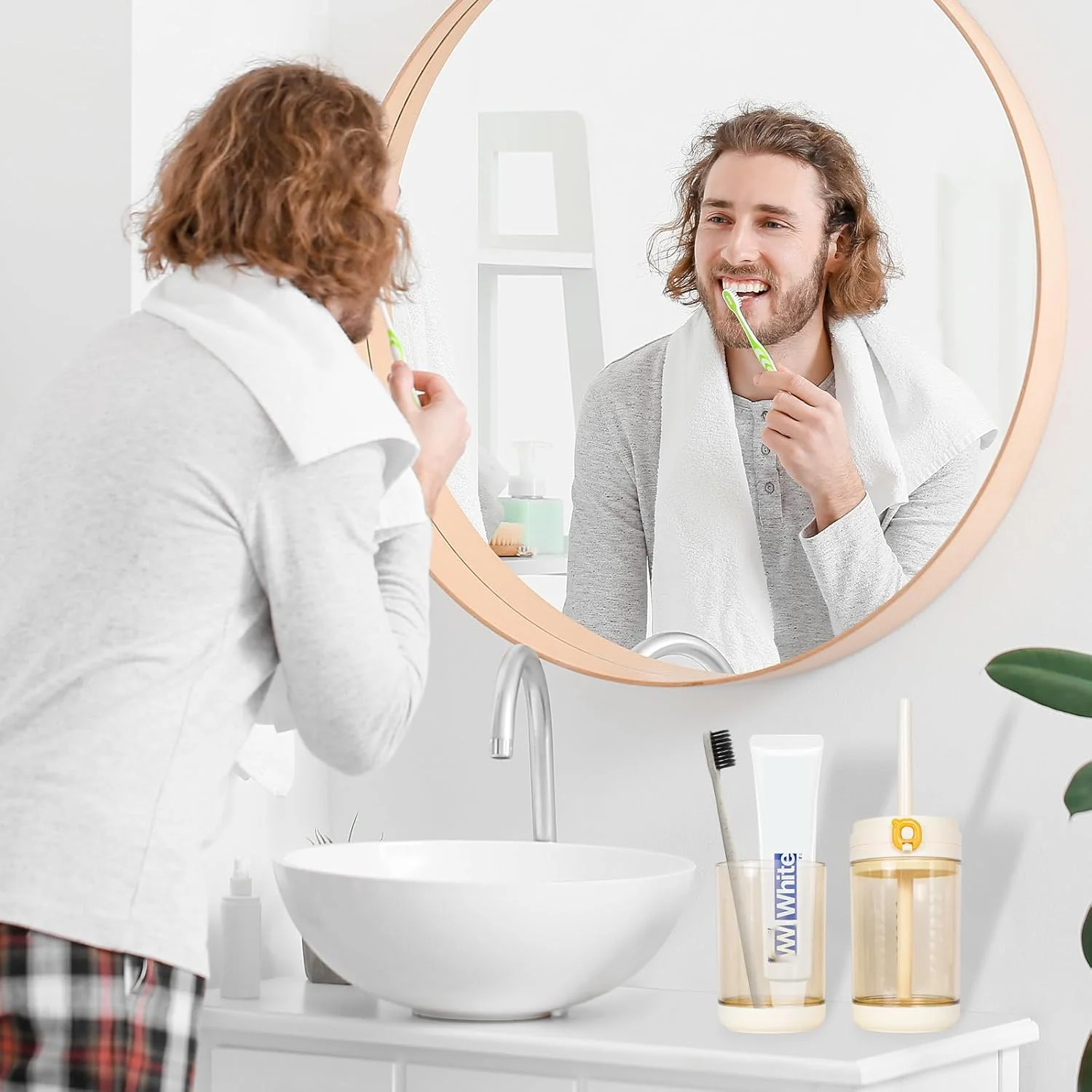 جا مسواکی شفاف، جا مسواکی ساده، جعبه نگهداری مسواک، لیوان مسواک و خمیر دندان مسافرتی با درب، ظرف مسواک قابل حمل برای مدرسه، کمپینگ، سفر کاری جا مسواکی شفاف، جا مسواکی ساده، جعبه نگهداری مسواک، لیوان مسواک و خمیر دندان مسافرتی با درب، ظرف مسواک قابل حمل برای مدرسه، کمپینگ، سفر کاری