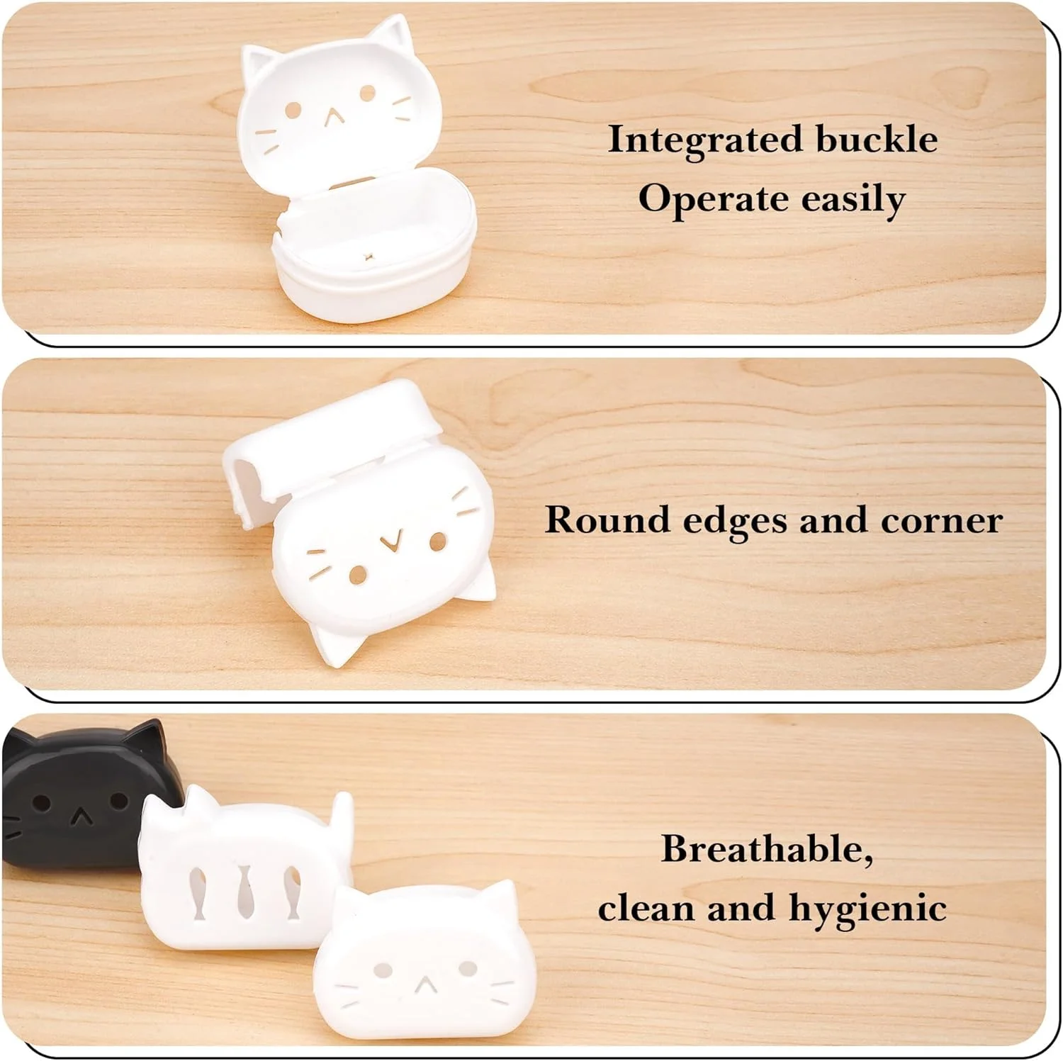 کاور سر مسواک طرح کارتونی KASTWAVE، بسته 4 عددی، طرح گربه، مناسب مسافرت، کاور سر مسواک فانتزی کودکانه، جا مسواکی قابل حمل برای حمام، مسافرت، کمپینگ و منزل (سیاه و سفید) کاور سر مسواک طرح کارتونی KASTWAVE، بسته 4 عددی، طرح گربه، مناسب مسافرت، کاور سر مسواک فانتزی کودکانه، جا مسواکی قابل حمل برای حمام، مسافرت، کمپینگ و منزل (سیاه و سفید)