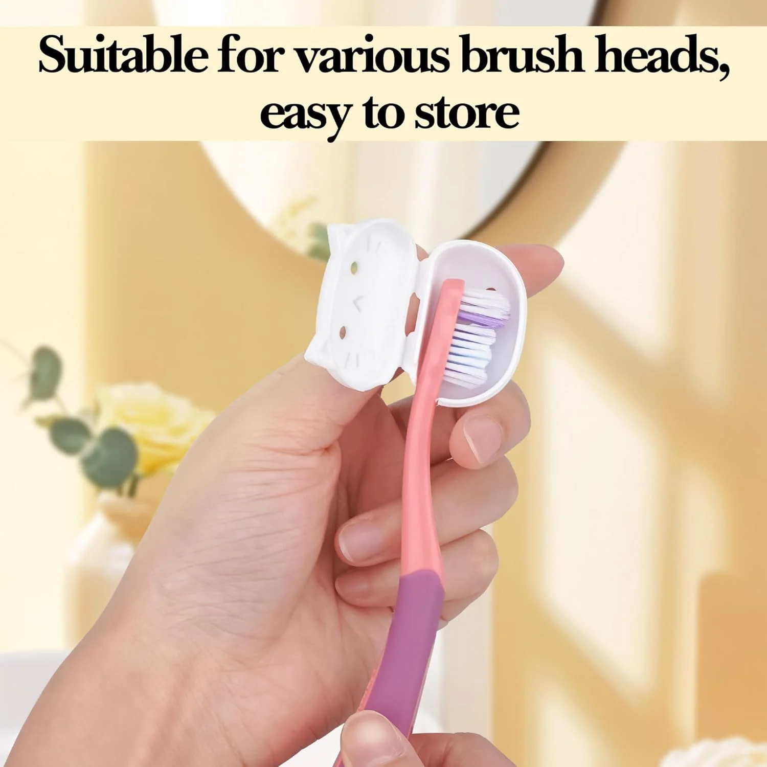 کاور سر مسواک طرح کارتونی KASTWAVE، بسته 4 عددی، طرح گربه، مناسب مسافرت، کاور سر مسواک فانتزی کودکانه، جا مسواکی قابل حمل برای حمام، مسافرت، کمپینگ و منزل (سیاه و سفید) کاور سر مسواک طرح کارتونی KASTWAVE، بسته 4 عددی، طرح گربه، مناسب مسافرت، کاور سر مسواک فانتزی کودکانه، جا مسواکی قابل حمل برای حمام، مسافرت، کمپینگ و منزل (سیاه و سفید)