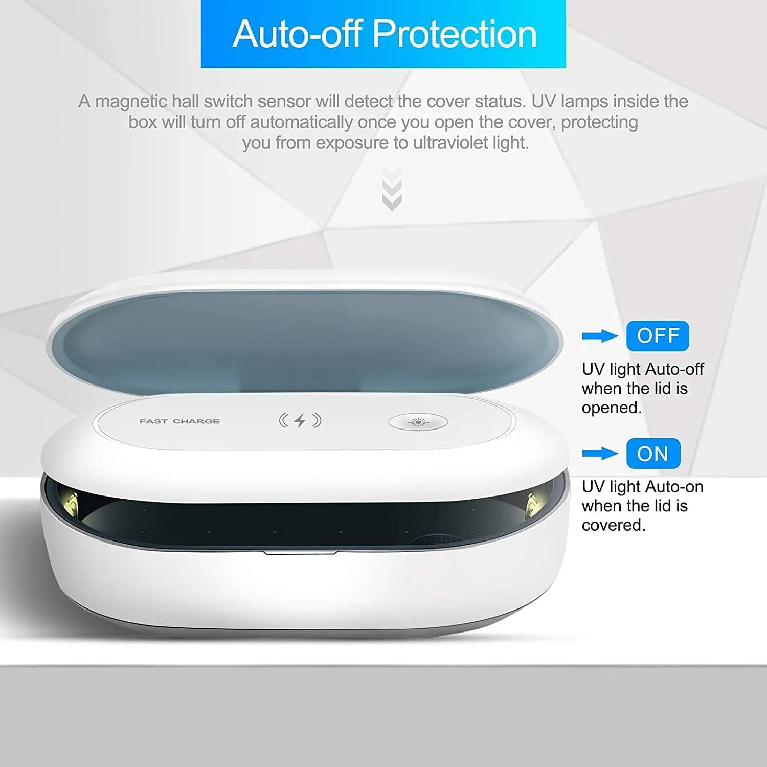 جعبه ضدعفونی کننده تلفن همراه KASTWAVE UV - استریلیزه کننده تلفن همراه با نور UVC و تمیز کننده ضد عفونی کننده تلفن با عملکرد رایحه درمانی برای گوشی های هوشمند آیفون و اندروید، مسواک جعبه ضدعفونی کننده تلفن همراه KASTWAVE UV - استریلیزه کننده تلفن همراه با نور UVC و تمیز کننده ضد عفونی کننده تلفن با عملکرد رایحه درمانی برای گوشی های هوشمند آیفون و اندروید، مسواک