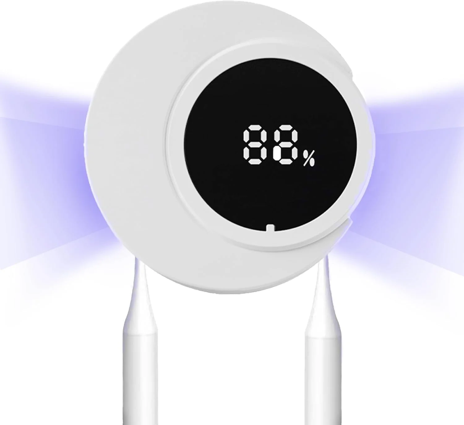 نگهدارنده هوشمند مسواک LED با استریل کننده خودکار UV، تمیز کننده مسواک دیواری بدون دست برای حمام و مسافرت، ضد آب و ضد باکتری (سفید) نگهدارنده هوشمند مسواک LED با استریل کننده خودکار UV، تمیز کننده مسواک دیواری بدون دست برای حمام و مسافرت، ضد آب و ضد باکتری (سفید)