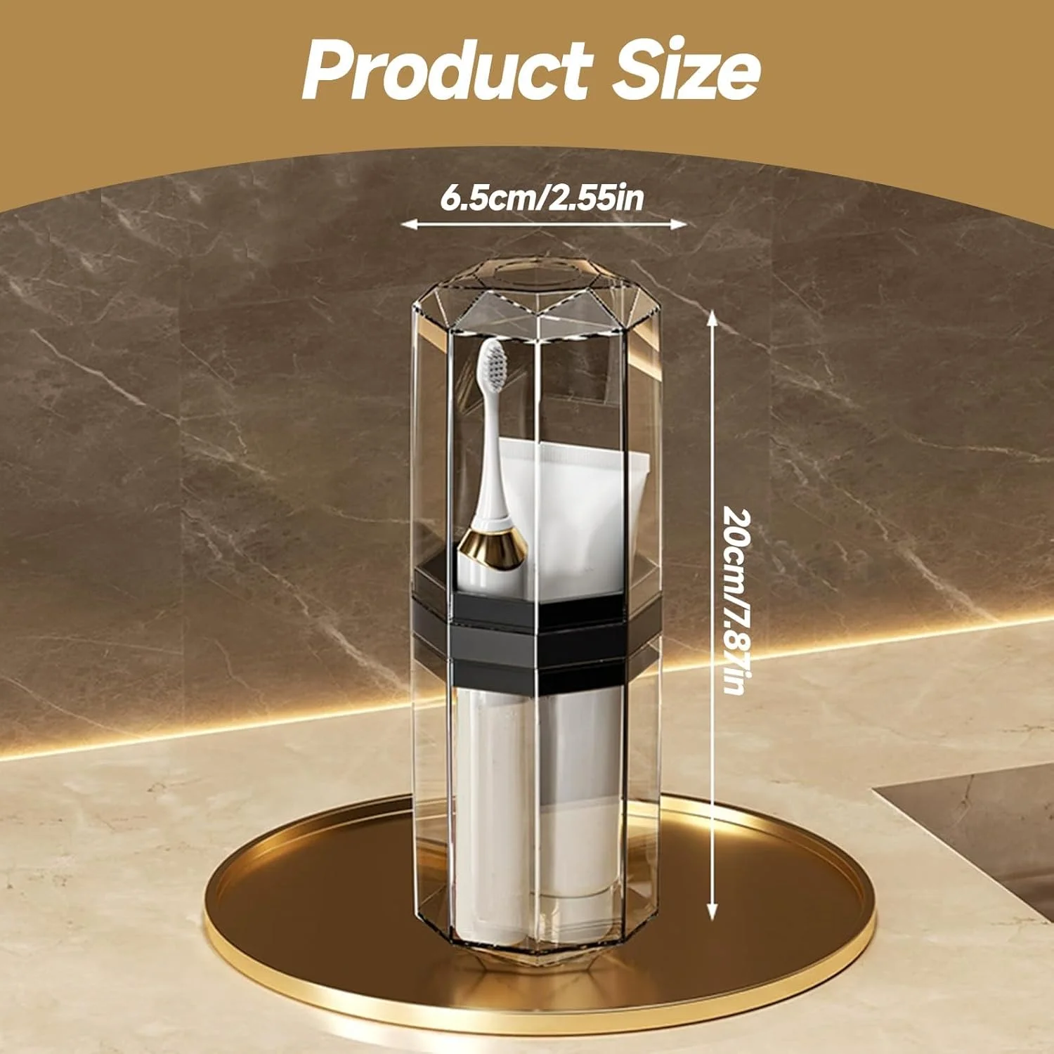 جا مسواکی سفری با لیوان، نگهدارنده مسواک قابل حمل و محفظه خمیر دندان، جعبه مسواک مسافرتی بزرگ و شفاف برای کمپینگ، سفر کاری، نگهداری در حمام، لوازم جانبی مسافرتی بهداشتی جا مسواکی سفری با لیوان، نگهدارنده مسواک قابل حمل و محفظه خمیر دندان، جعبه مسواک مسافرتی بزرگ و شفاف برای کمپینگ، سفر کاری، نگهداری در حمام، لوازم جانبی مسافرتی بهداشتی