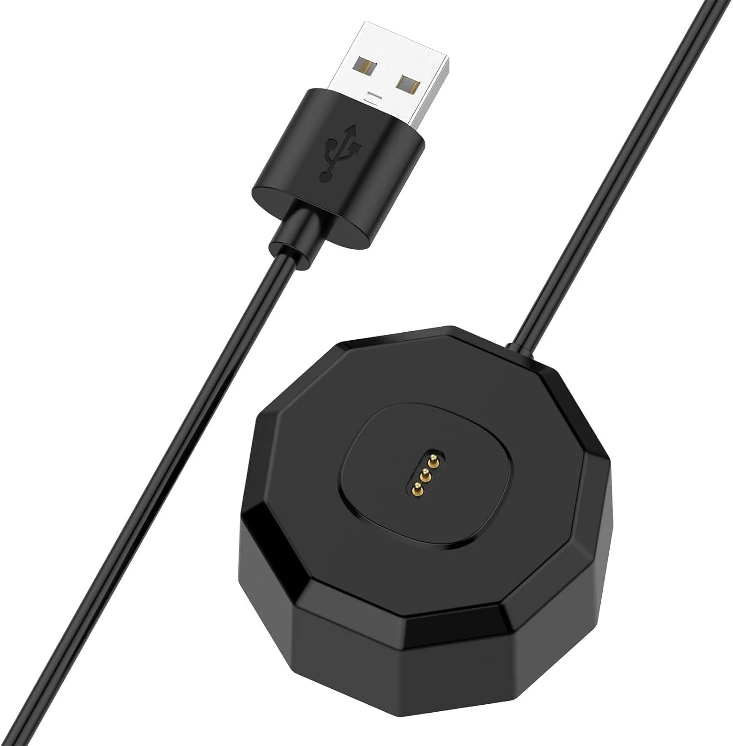 پایه شارژر مغناطیسی مسواک برقی KASTWAVE برای لایفن، کابل شارژ USB با طول 1 متر، پایه داک شارژ جایگزین، سازگار فقط با مسواک های لایفن، مشکی