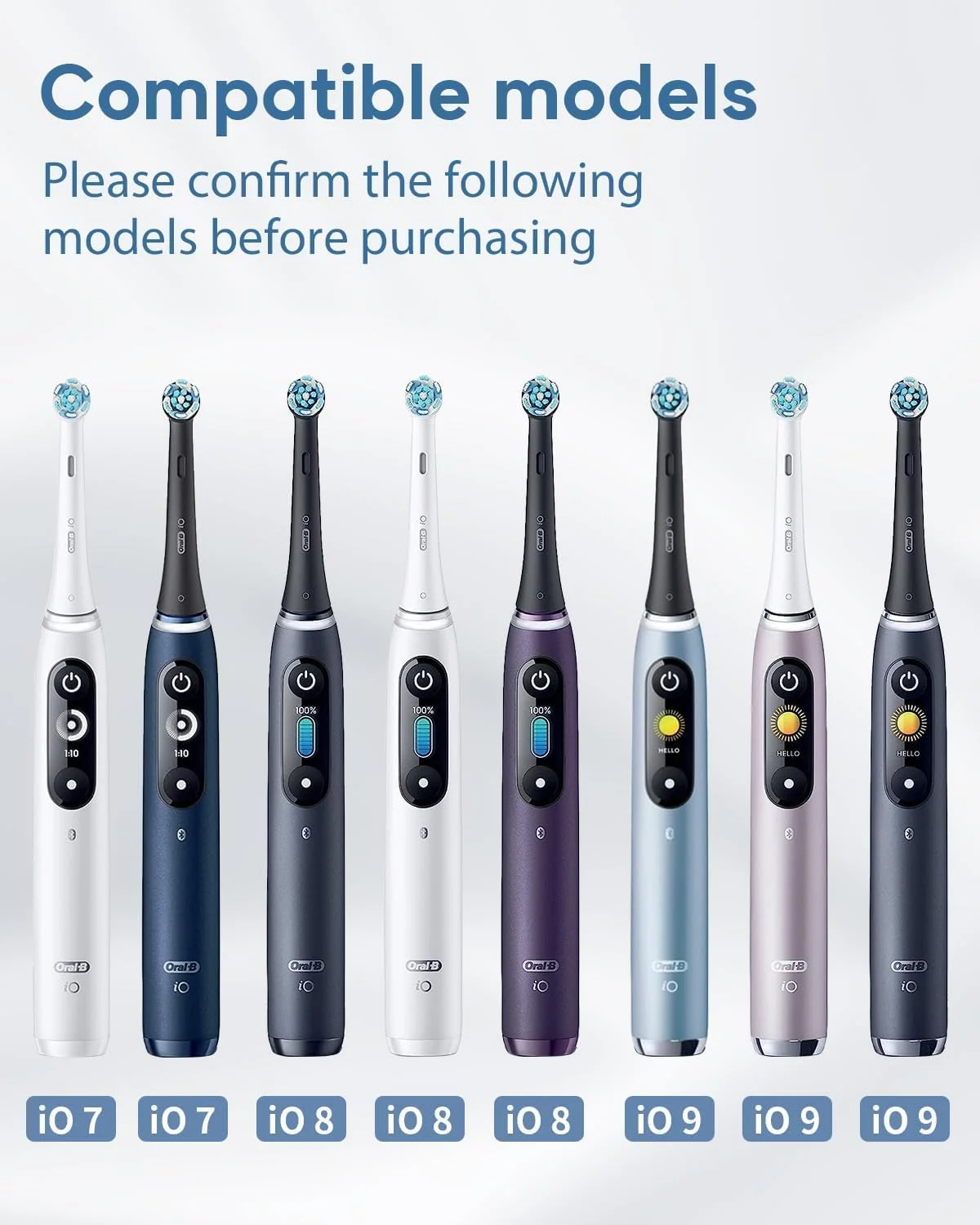 شارژر مسواک برقی KASTWAVE برای Oral B، شارژر مغناطیسی سازگار با Braun Oral B IO 3768، جایگزین شارژر مسواک برای IO7 IO8 IO9، دوشاخه UK، آداپتور شارژ مسواک، سفید