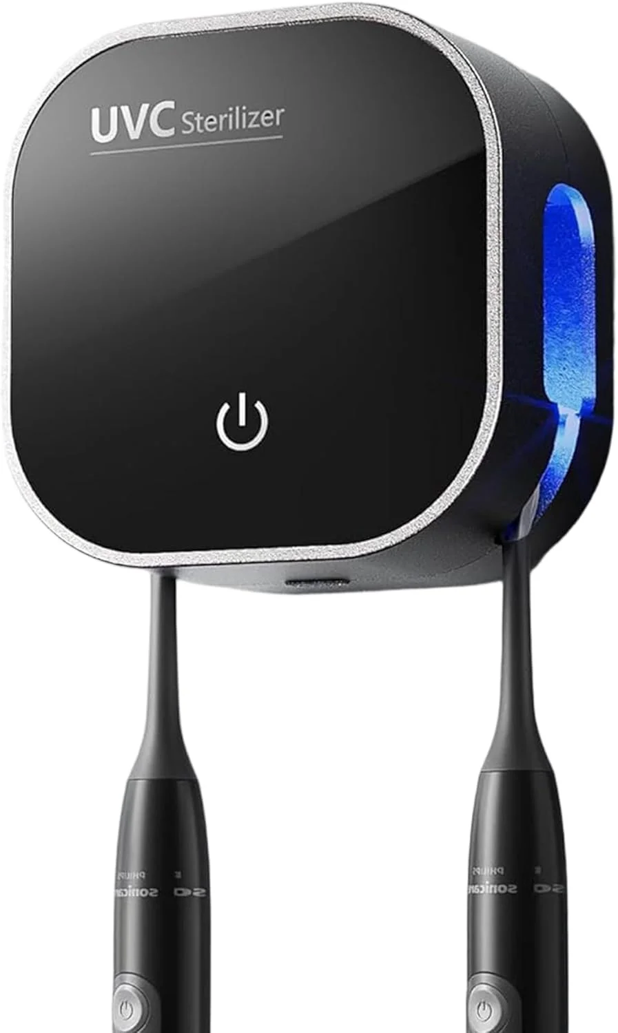 نگهدارنده مسواک برای حمام، ضدعفونی کننده مسواک UV، جا مسواکی دیواری، محفظه ضد آب برای نگهداری مسواک های برقی و دستی، تمیز و خشک نگهدارنده مسواک برای حمام، ضدعفونی کننده مسواک UV، جا مسواکی دیواری، محفظه ضد آب برای نگهداری مسواک های برقی و دستی، تمیز و خشک