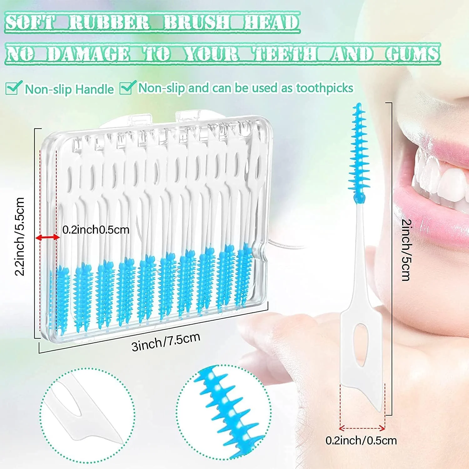 مسواک بین دندانی KASTWAVE، نخ دندان یکبار مصرف، به همراه جعبه نگهداری برای ابزار مسواک، خلال دندان، پاک کننده دندان، خلال دندان بین دندانی (120 عدد 3 جعبه) مسواک بین دندانی KASTWAVE، نخ دندان یکبار مصرف، به همراه جعبه نگهداری برای ابزار مسواک، خلال دندان، پاک کننده دندان، خلال دندان بین دندانی (120 عدد 3 جعبه)