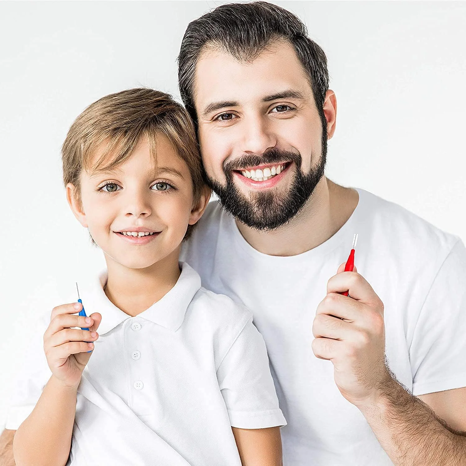 برس بین دندانی KASTWAVE، بسته 100 عددی، نخ دندان، ابزار بهداشت دهان و دندان، پاک کننده خلال دندان برای تمیز کردن دندان و مراقبت از دهان