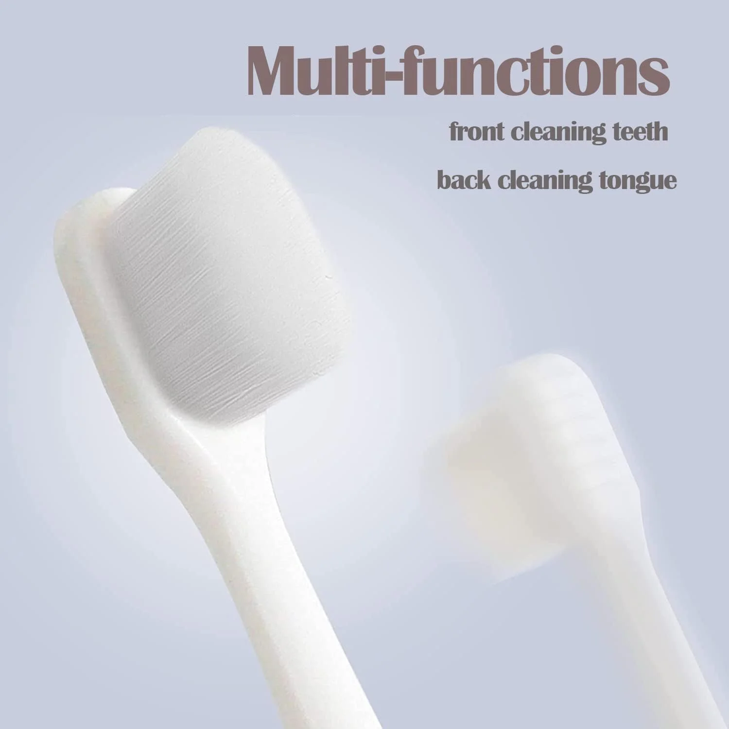 مسواک نانو فوق العاده نرم KASTWAVE برای کودکان 1 تا 3 سال - بدون BPA با جعبه محافظ برای کودکان نوپا و خردسال (سبز)