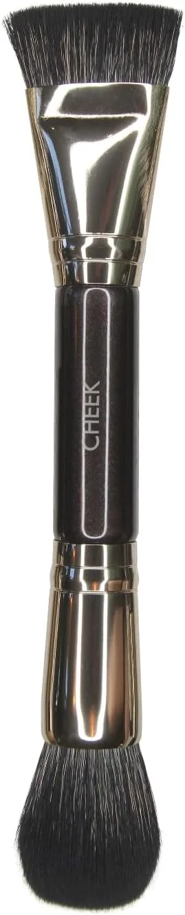 استودیو 10 | براش دو طرفه حرفه ای گونه و کانتورینگ برای رژگونه، برنزر یا هایلایت بی نقص