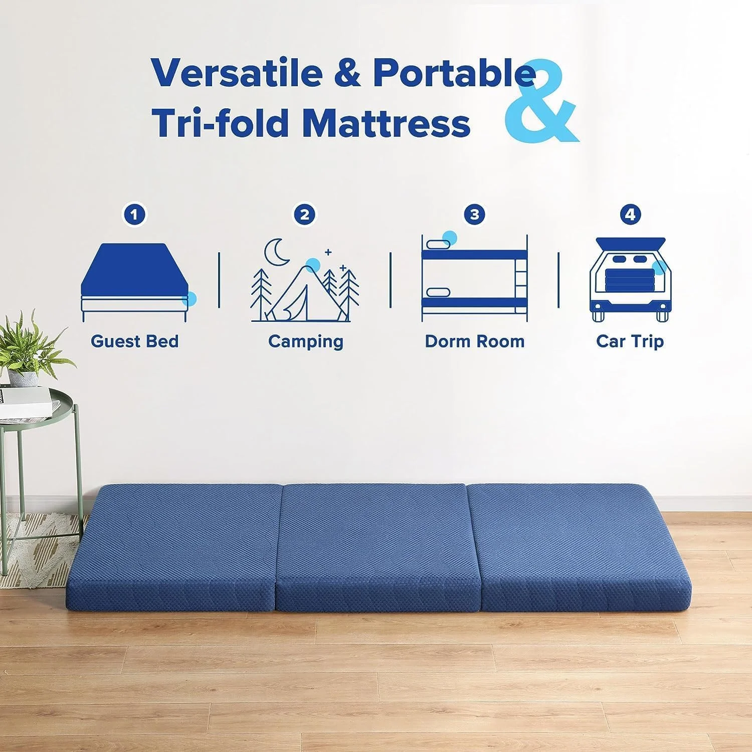 تشک تاشو یک نفره امارات لیوینگ، عرض ۹۰ در طول ۱۸۰ در ارتفاع ۱۰