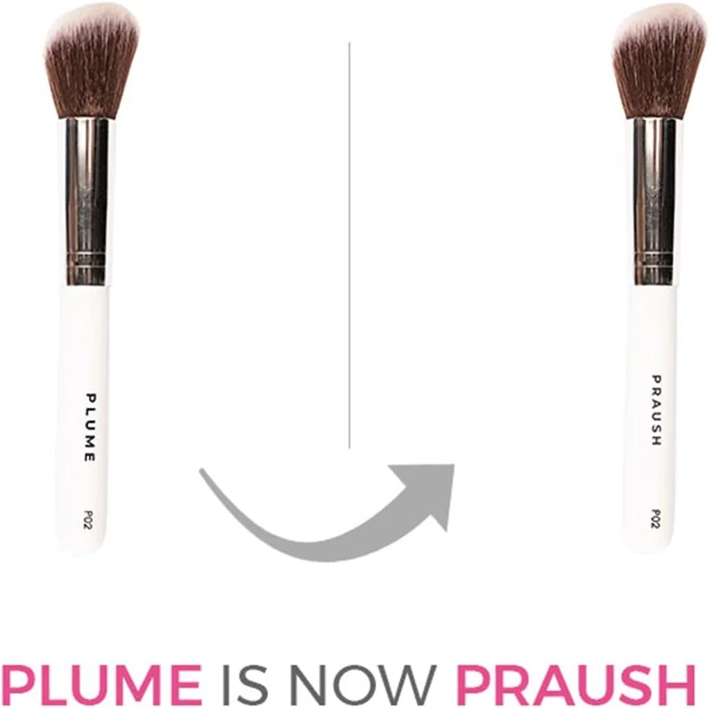 براش رژگونه زاویه دار حرفه ای پراوش بیوتی (نام سابق: Plume) مدل P02 براش رژگونه زاویه دار حرفه ای پراوش بیوتی (نام سابق: Plume) مدل P02