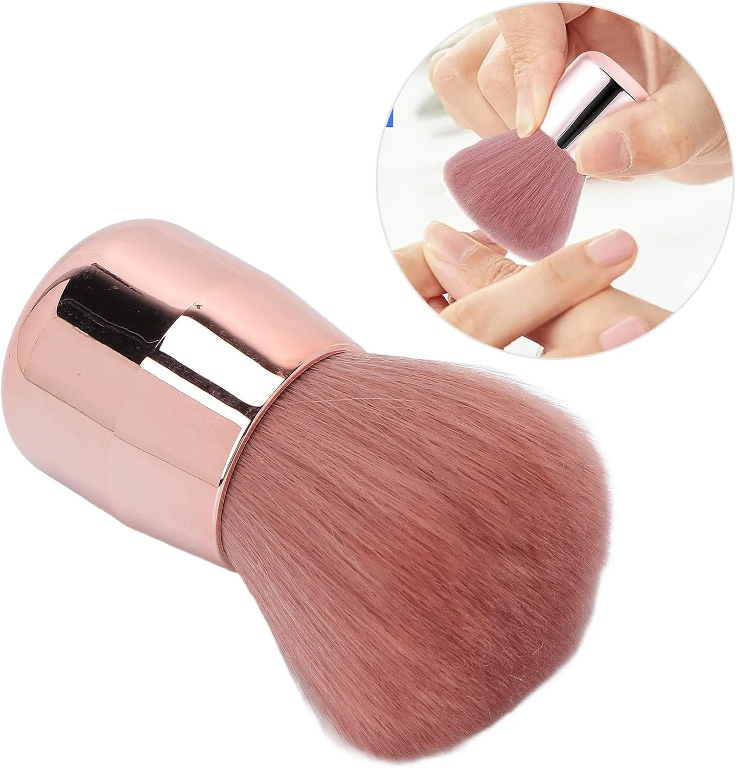 برس رژگونه، برس گردگیری ناخن چند منظوره حرفه ای با موهای نرم و سازگار با پوست مناسب برای آرایشگران خانگی Wzsydn برس رژگونه، برس گردگیری ناخن چند منظوره حرفه ای با موهای نرم و سازگار با پوست مناسب برای آرایشگران خانگی Wzsydn