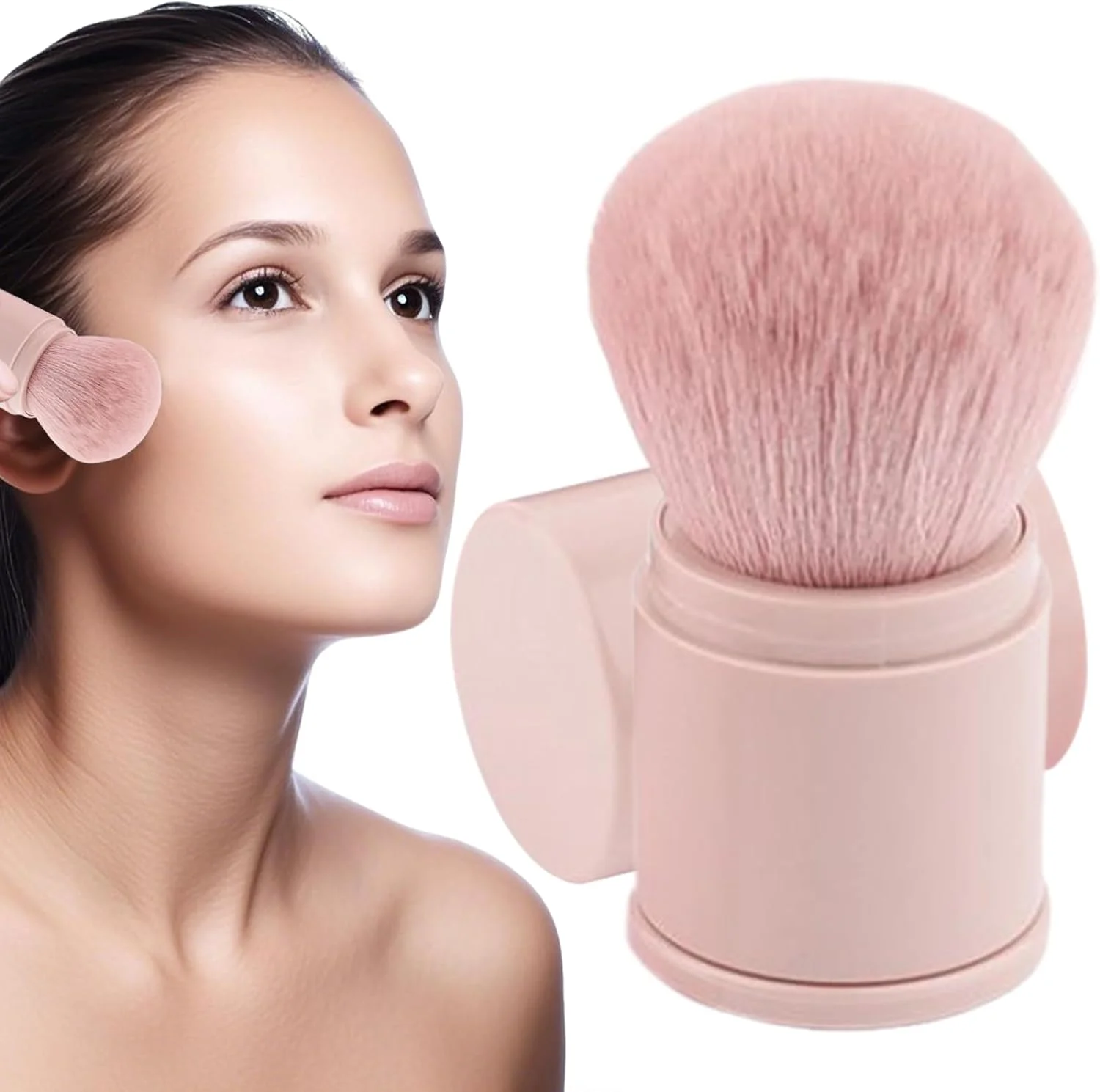 براش پودر فیکس، براش رژگونه جمعشونده | ابزار کوچک آرایشی برای رژگونه، سایه چشم، کرم پودر براش پودر فیکس، براش رژگونه جمعشونده | ابزار کوچک آرایشی برای رژگونه، سایه چشم، کرم پودر