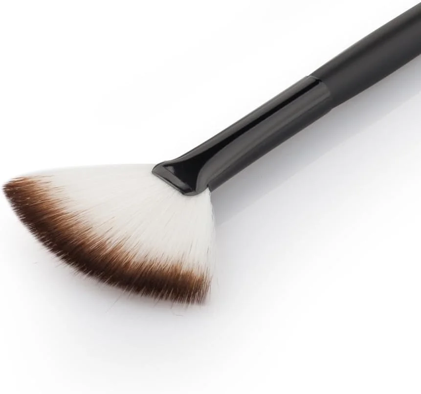 1 عدد برس آرایشی باریک به شکل بادبزن برای پودر، کانسیلر، ترکیب، فینیش و هایلایتر، برس طراحی ناخن 1 عدد برس آرایشی باریک به شکل بادبزن برای پودر، کانسیلر، ترکیب، فینیش و هایلایتر، برس طراحی ناخن