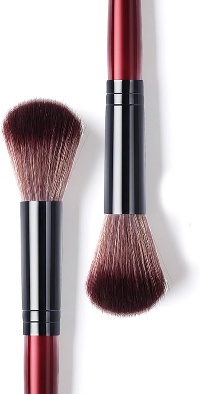 براش آرایشی رژگونه، پودر، کرم پودر و کانتور، 2 عددی