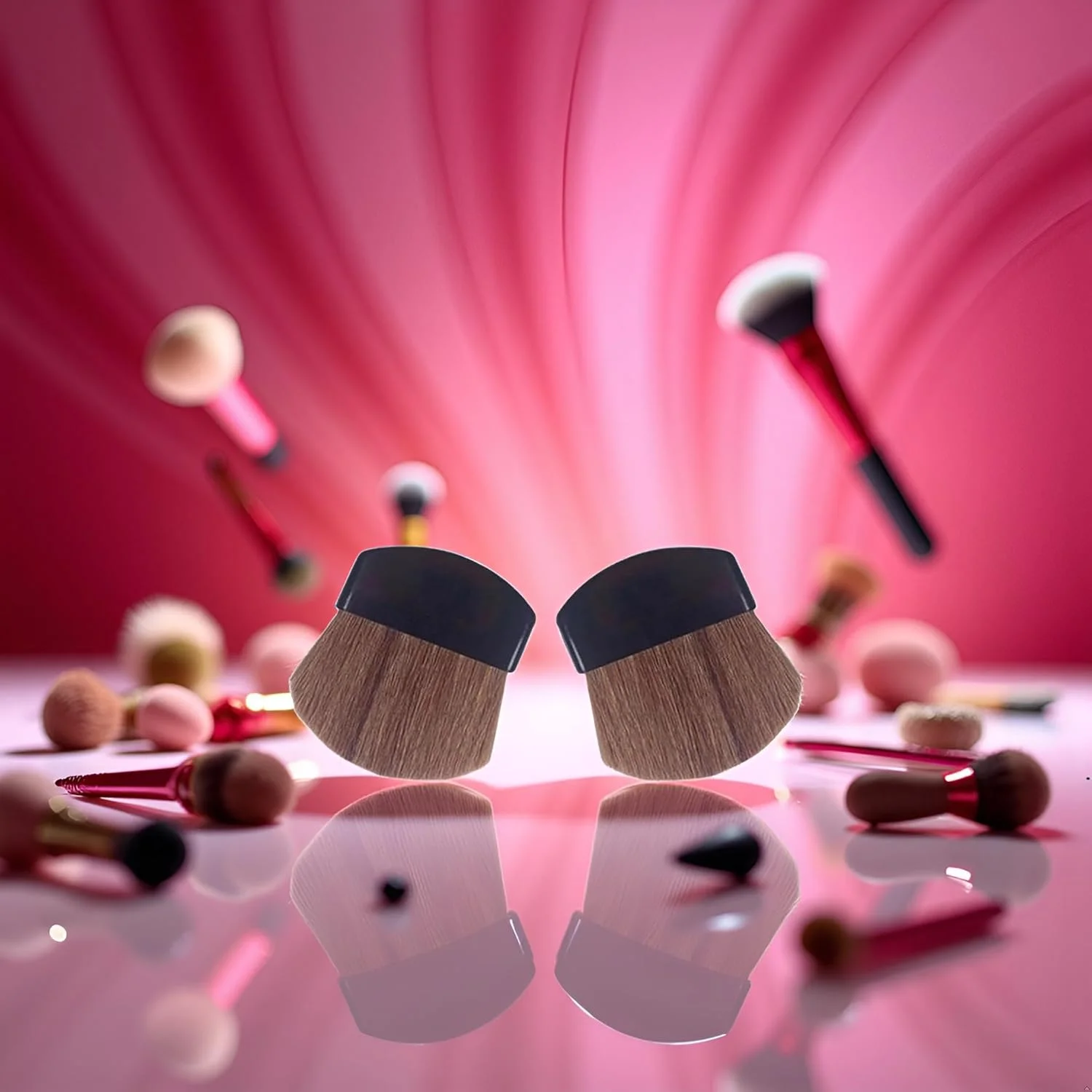 ست برس رژگونه پودری مینی 2 عددی، برس آرایشی کوچک، برس رژگونه، برس پودر و رژگونه مو نرم قابل حمل، برس ها و ابزارهای آرایشی ست برس رژگونه پودری مینی 2 عددی، برس آرایشی کوچک، برس رژگونه، برس پودر و رژگونه مو نرم قابل حمل، برس ها و ابزارهای آرایشی