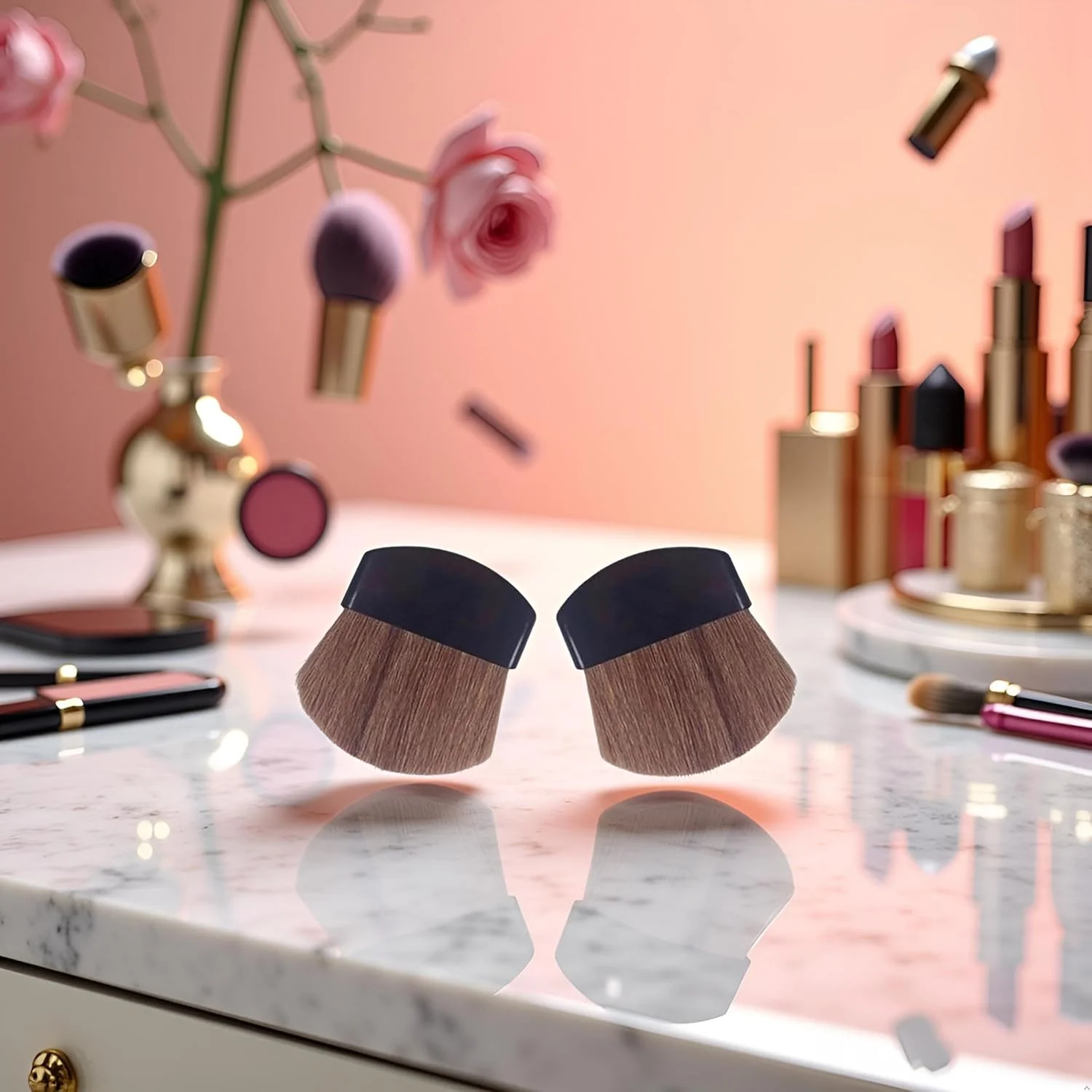 ست برس رژگونه پودری مینی 2 عددی، برس آرایشی کوچک، برس رژگونه، برس پودر و رژگونه مو نرم قابل حمل، برس ها و ابزارهای آرایشی ست برس رژگونه پودری مینی 2 عددی، برس آرایشی کوچک، برس رژگونه، برس پودر و رژگونه مو نرم قابل حمل، برس ها و ابزارهای آرایشی