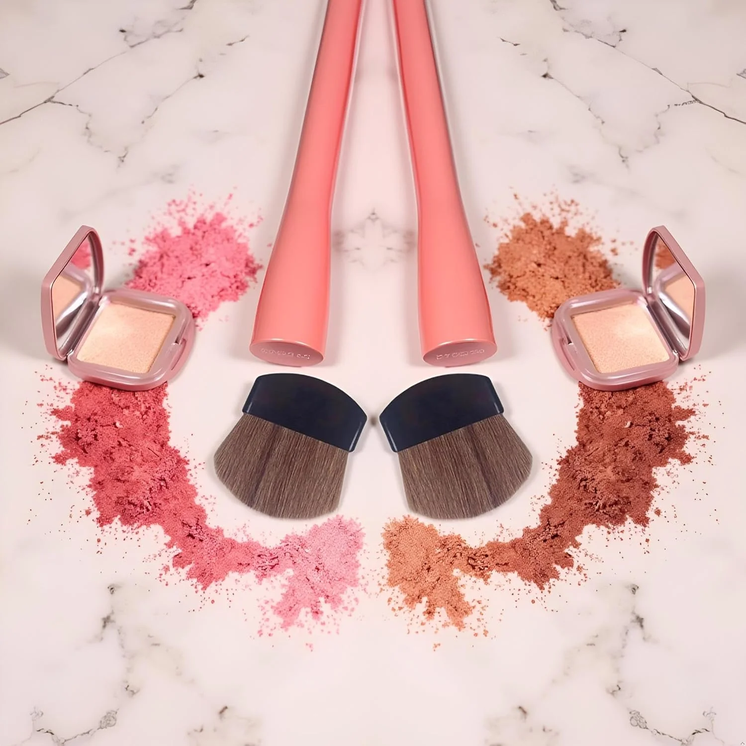 ست برس رژگونه پودری مینی 2 عددی، برس آرایشی کوچک، برس رژگونه، برس پودر و رژگونه مو نرم قابل حمل، برس ها و ابزارهای آرایشی ست برس رژگونه پودری مینی 2 عددی، برس آرایشی کوچک، برس رژگونه، برس پودر و رژگونه مو نرم قابل حمل، برس ها و ابزارهای آرایشی