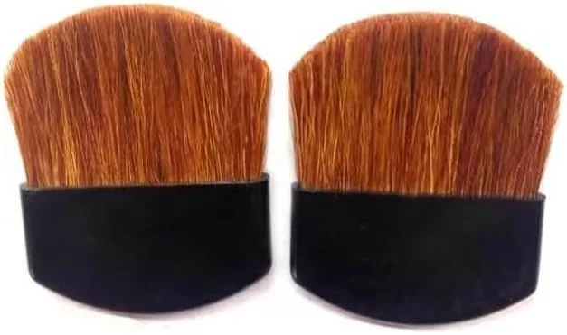 ست 2 عددی براش رژگونه پودری مینیاتوری قهوه ای، براش آرایشی کوچک و نرم با قابلیت استفاده دقیق در آرایش، براش آرایش صورت، براش های رژگونه، براش های آرایشی و ابزار ست 2 عددی براش رژگونه پودری مینیاتوری قهوه ای، براش آرایشی کوچک و نرم با قابلیت استفاده دقیق در آرایش، براش آرایش صورت، براش های رژگونه، براش های آرایشی و ابزار