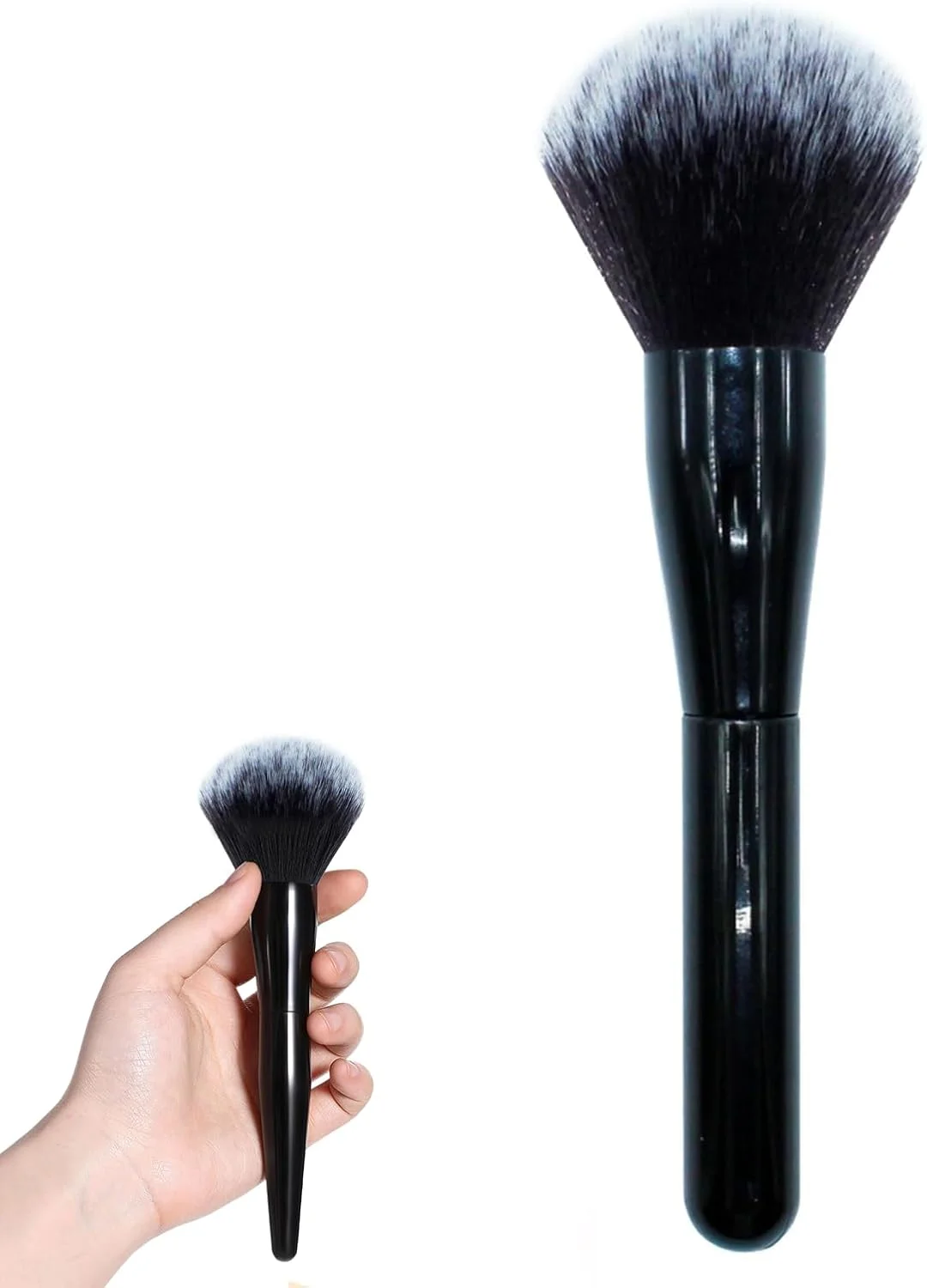 براش پودر، براش پودر، براش برنزر، سر براش 5.3 سانتی متر، طول کلی 13.5 سانتی متر، ایده آل برای آرایش روزانه و مناسبت های خاص براش پودر، براش پودر، براش برنزر، سر براش 5.3 سانتی متر، طول کلی 13.5 سانتی متر، ایده آل برای آرایش روزانه و مناسبت های خاص