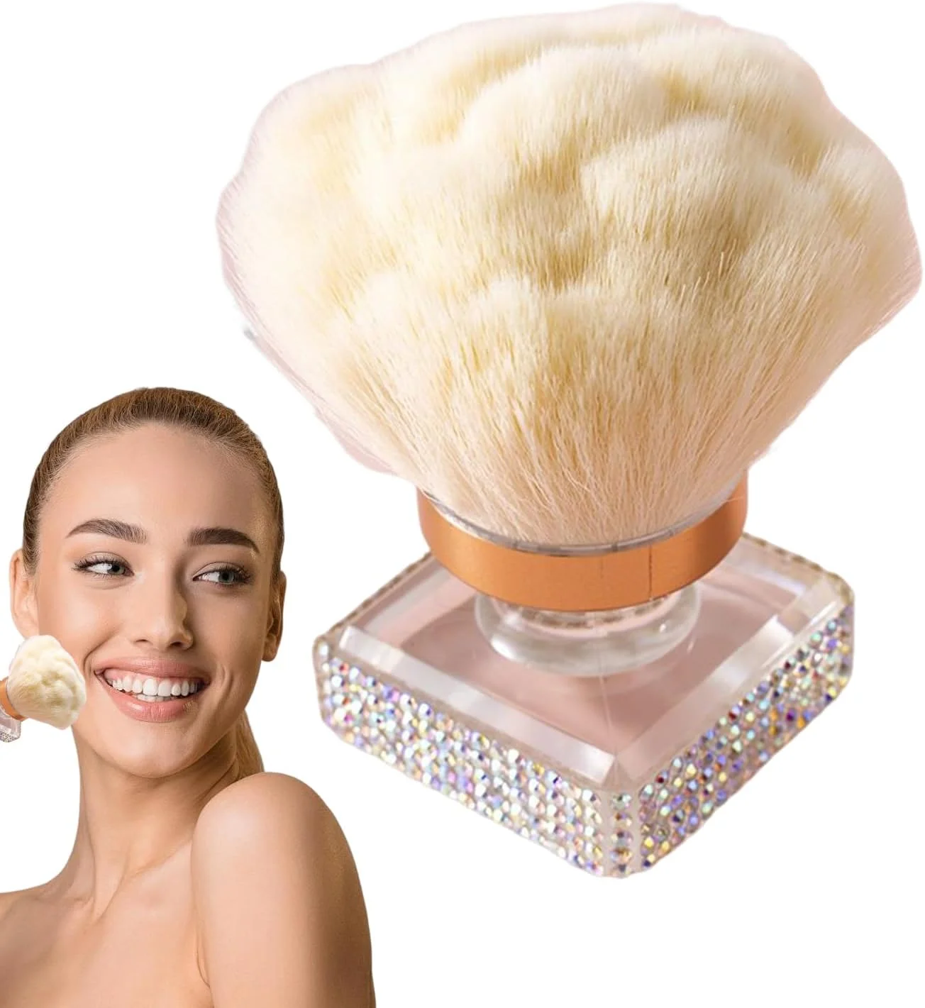 براش پودر - براش های آرایشی رژگونه کانتور، برس نرم ابزار آرایش برای هایلایت کردن و تمیز کردن ناخن براش پودر - براش های آرایشی رژگونه کانتور، برس نرم ابزار آرایش برای هایلایت کردن و تمیز کردن ناخن