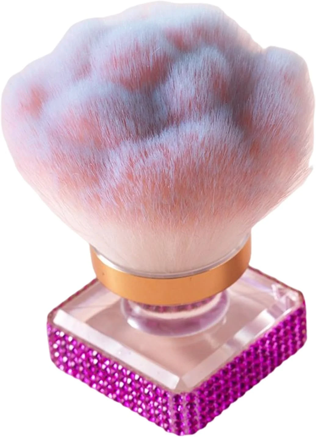 براش پودر - براش آرایشی برای پودر فیکس | ابزار چند منظوره آرایشی و مانیکور برای تمیز کردن ناخن، کانتورینگ و هایلایت