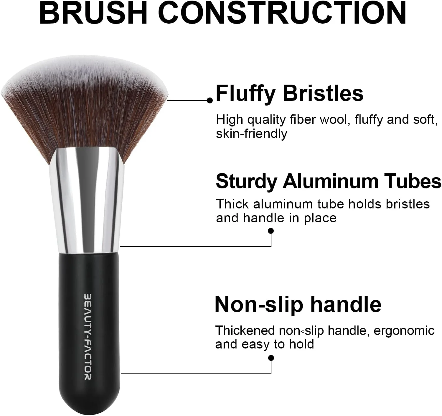 براش پودر برای پودرهای فشرده و آزاد - براش ترکیبی فنشکل قابل حمل 12 سانتیمتری با موهای نرم، متراکم و کرکی، براش آرایشی کابوکی برای کانتور، برنزر، محو کردن، رژگونه و پودر تثبیت کننده براش پودر برای پودرهای فشرده و آزاد - براش ترکیبی فنشکل قابل حمل 12 سانتیمتری با موهای نرم، متراکم و کرکی، براش آرایشی کابوکی برای کانتور، برنزر، محو کردن، رژگونه و پودر تثبیت کننده