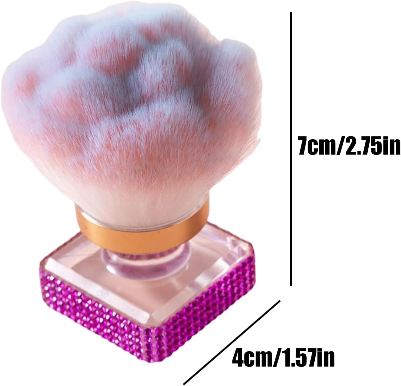 براش پودر - براش آرایشی برای پودر فیکس، ابزار آرایشی ارگونومیک برای کانتورینگ، هایلایت و تمیز کردن ناخن براش پودر - براش آرایشی برای پودر فیکس، ابزار آرایشی ارگونومیک برای کانتورینگ، هایلایت و تمیز کردن ناخن