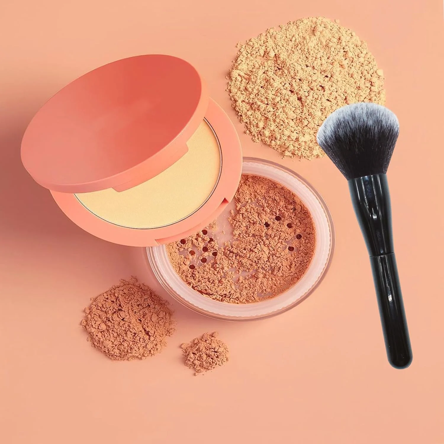 براش پودر، براش پودر، براش برنزر، سر براش 5.3 سانتی متر، طول کلی 13.5 سانتی متر، ایده آل برای آرایش روزانه و مناسبت های خاص براش پودر، براش پودر، براش برنزر، سر براش 5.3 سانتی متر، طول کلی 13.5 سانتی متر، ایده آل برای آرایش روزانه و مناسبت های خاص