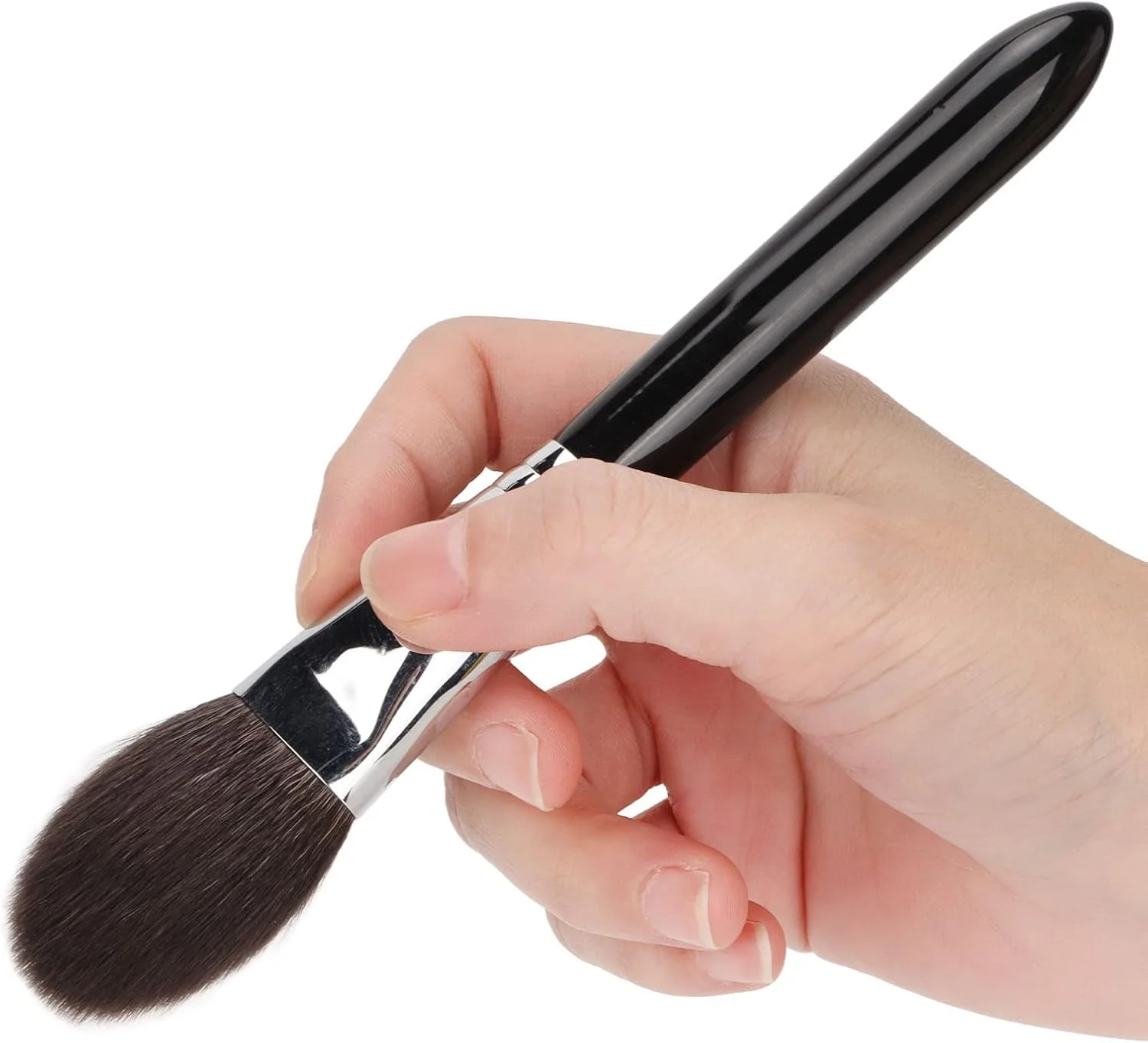 براش رژگونه، ابزار براش آرایشی چند منظوره قابل حمل برای پودر و رژگونه، ابزار آرایشی حرفه ای برای آرایش روزانه، موهای ظریف فیبر براش رژگونه، ابزار براش آرایشی چند منظوره قابل حمل برای پودر و رژگونه، ابزار آرایشی حرفه ای برای آرایش روزانه، موهای ظریف فیبر