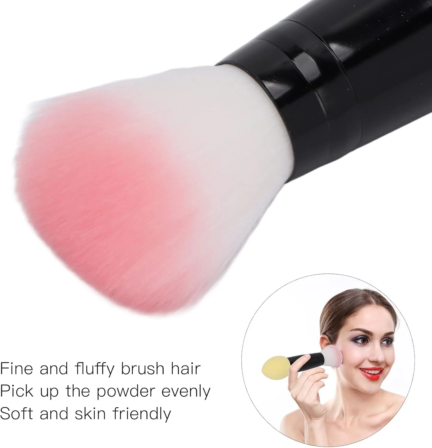 برس رژگونه دو سر Pokerty9، برس رژگونه تک نفره خانگی، زرد