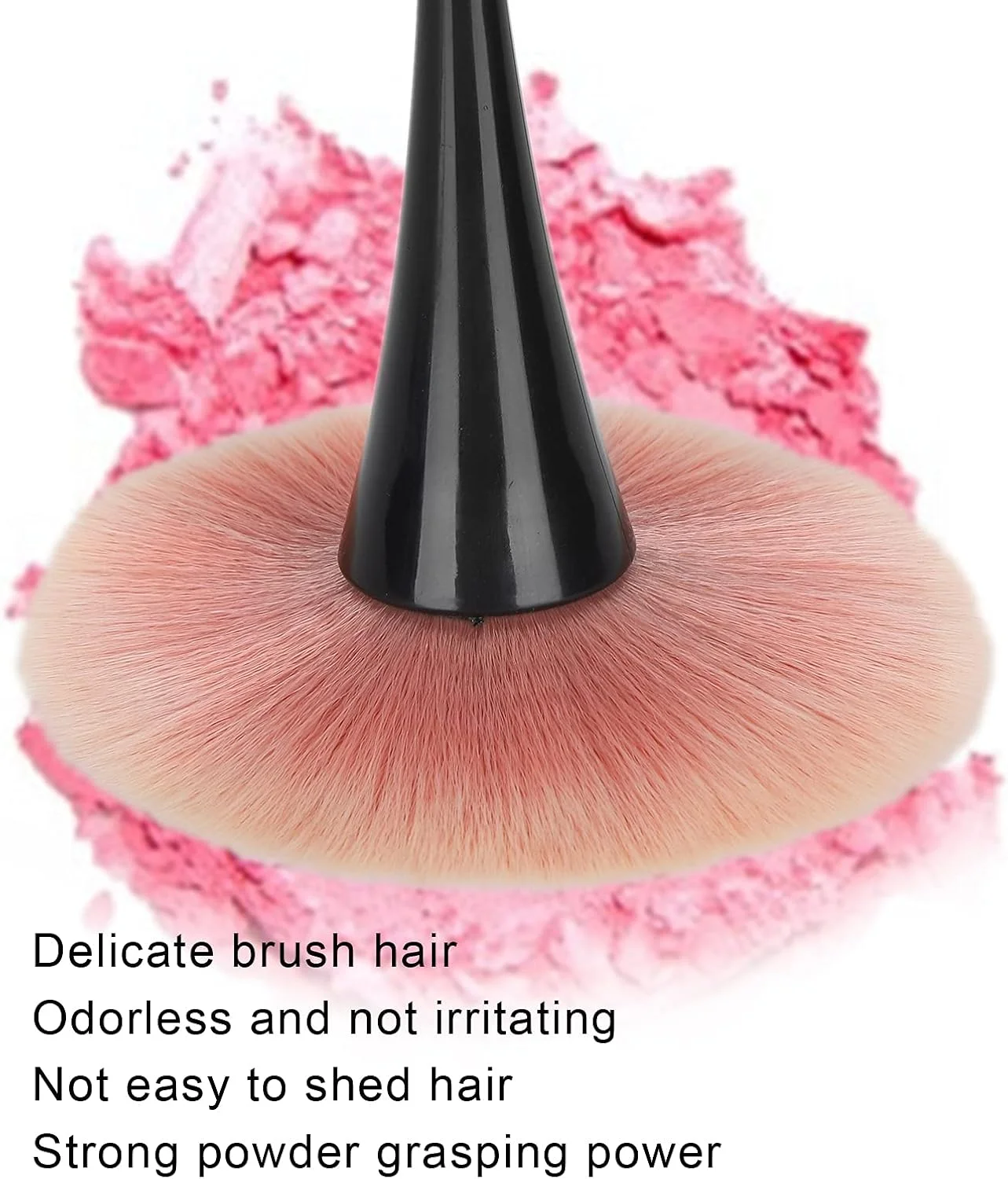 برس آرایشی Pokerty9، برس رژگونه نرم و قابل حمل برای پودر هایلایت و رژگونه برس آرایشی Pokerty9، برس رژگونه نرم و قابل حمل برای پودر هایلایت و رژگونه