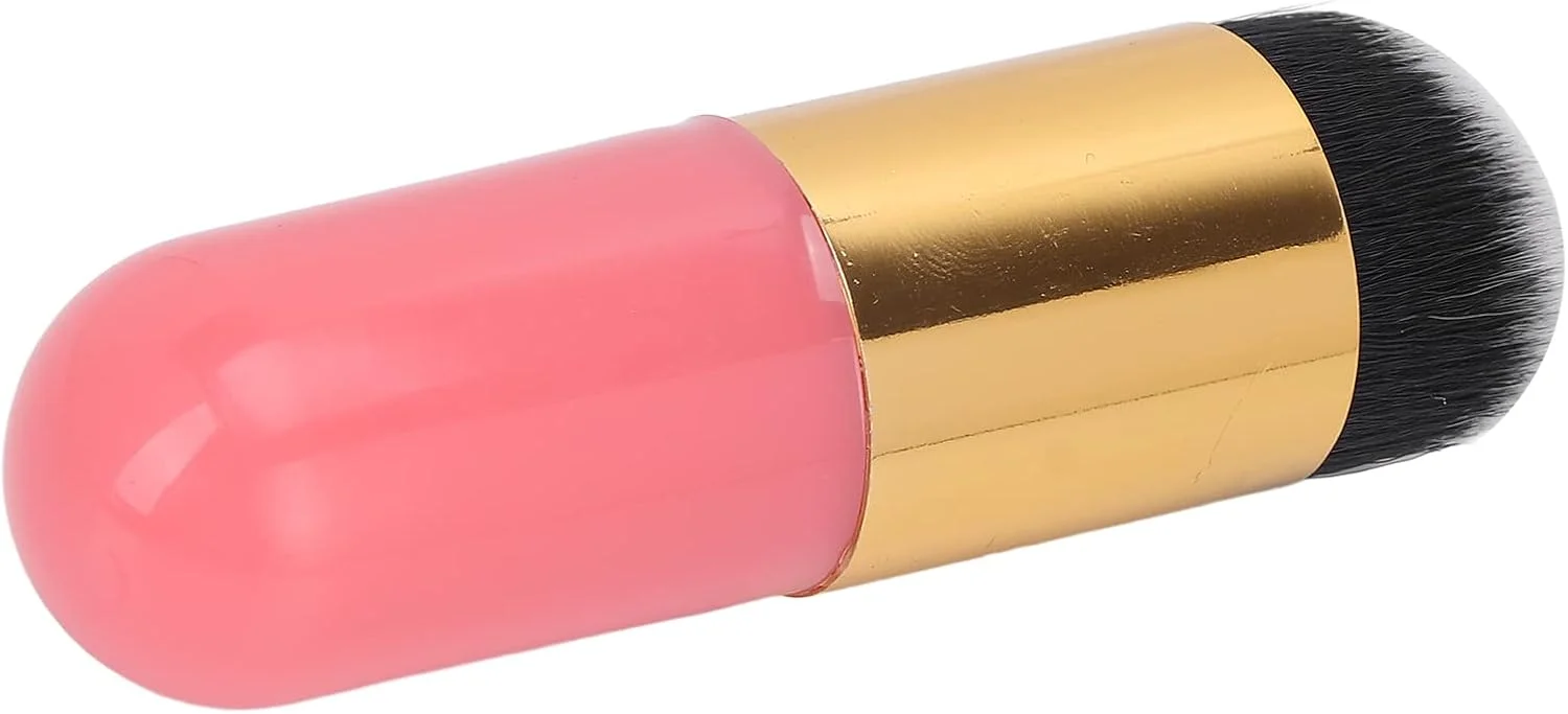 برس رژگونه صورت Pokerty9، برس آرایشی زنانه برای آرایش روزانه طلایی برس رژگونه صورت Pokerty9، برس آرایشی زنانه برای آرایش روزانه طلایی