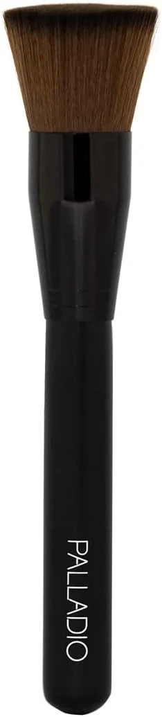 براش کابوکی تخت پالادیو - براش آرایشی حرفه ای برای کرم پودر، پودر، رژگونه، کرم، کانتور و هایلایت | موهای نرم و مصنوعی برای پوشش قابل تنظیم و پایانی طبیعی و یکدست براش کابوکی تخت پالادیو - براش آرایشی حرفه ای برای کرم پودر، پودر، رژگونه، کرم، کانتور و هایلایت | موهای نرم و مصنوعی برای پوشش قابل تنظیم و پایانی طبیعی و یکدست