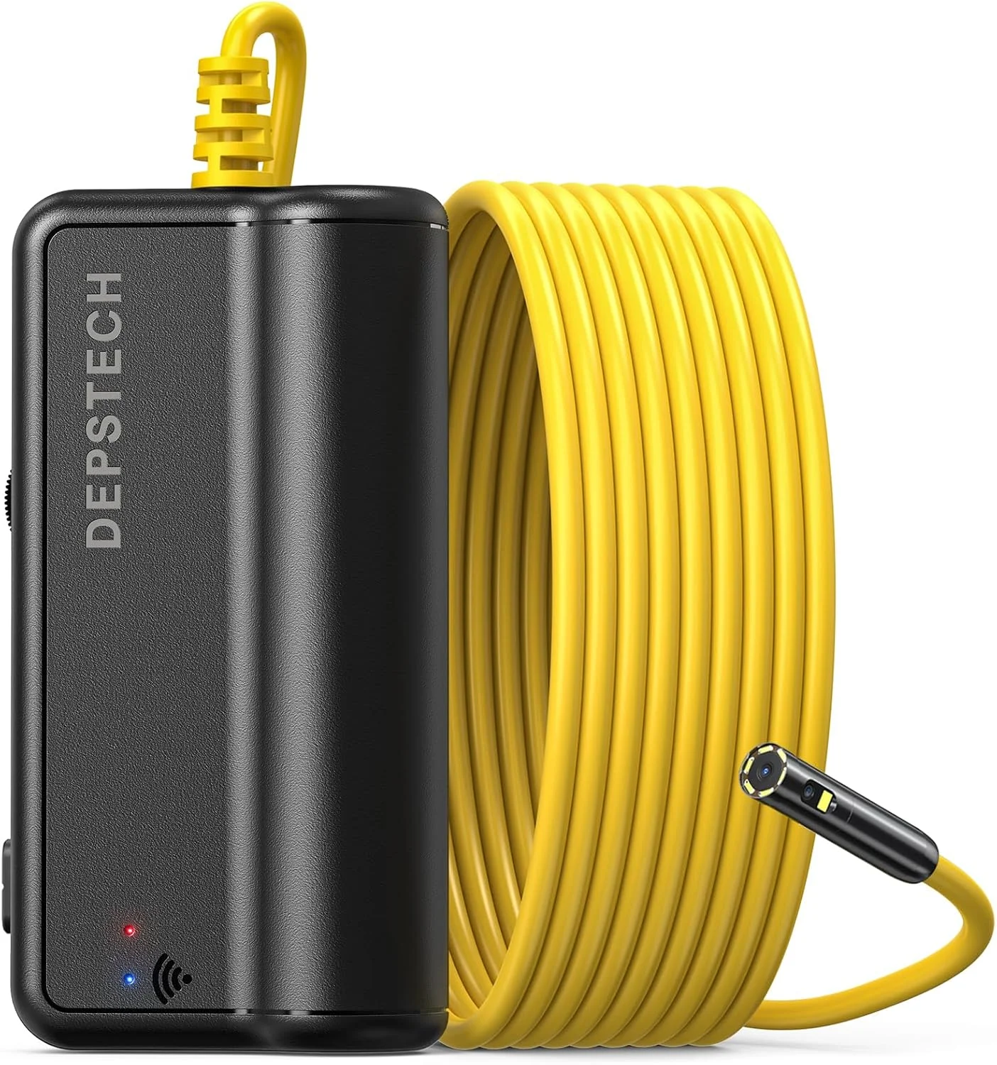 اندوسکوپ بی سیم دو لنز DEPSTECH، دوربین اسکوپ 1080P با 7 چراغ LED، دوربین بازرسی HD با لنز 0.31 اینچی، کابل نیمه سخت ضد آب با قابلیت زوم برای تلفن یا تبلت Android و iOS - 16.5 فوت اندوسکوپ بی سیم دو لنز DEPSTECH، دوربین اسکوپ 1080P با 7 چراغ LED، دوربین بازرسی HD با لنز 0.31 اینچی، کابل نیمه سخت ضد آب با قابلیت زوم برای تلفن یا تبلت Android و iOS - 16.5 فوت