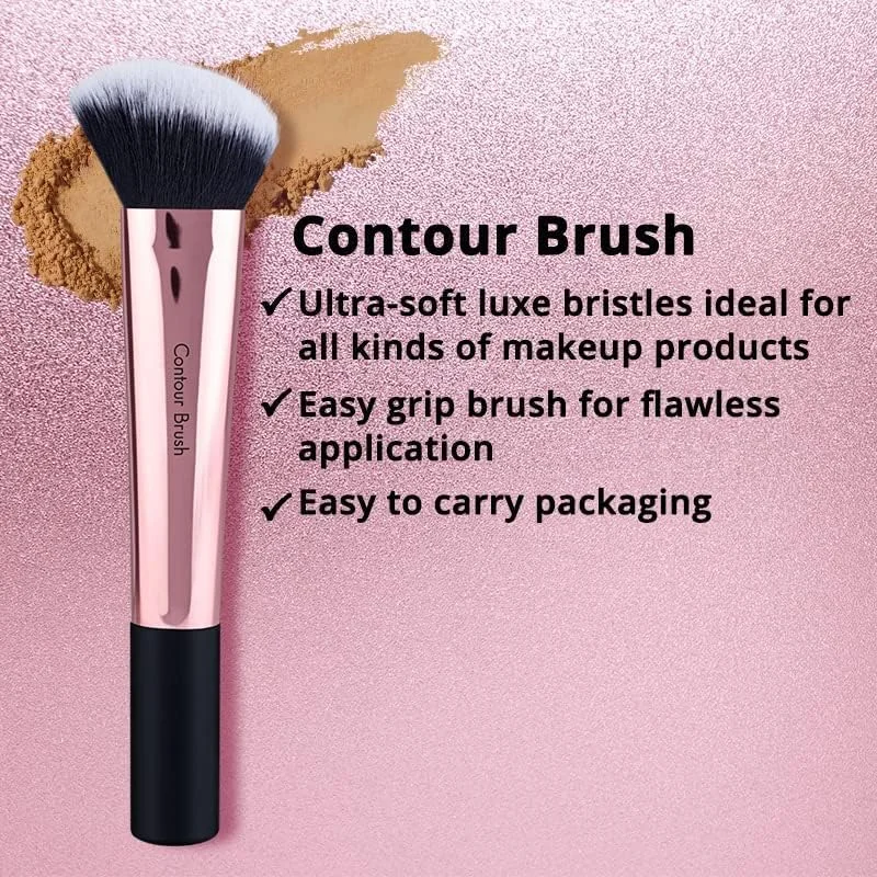 براش کانتور آرایشی BlendPro نیکاا با موهای نرم برای استفاده یکپارچه از تمام محصولات آرایشی، دسته راحت، بدون تست حیوانی و گیاهی. براش کانتور آرایشی BlendPro نیکاا با موهای نرم برای استفاده یکپارچه از تمام محصولات آرایشی، دسته راحت، بدون تست حیوانی و گیاهی.