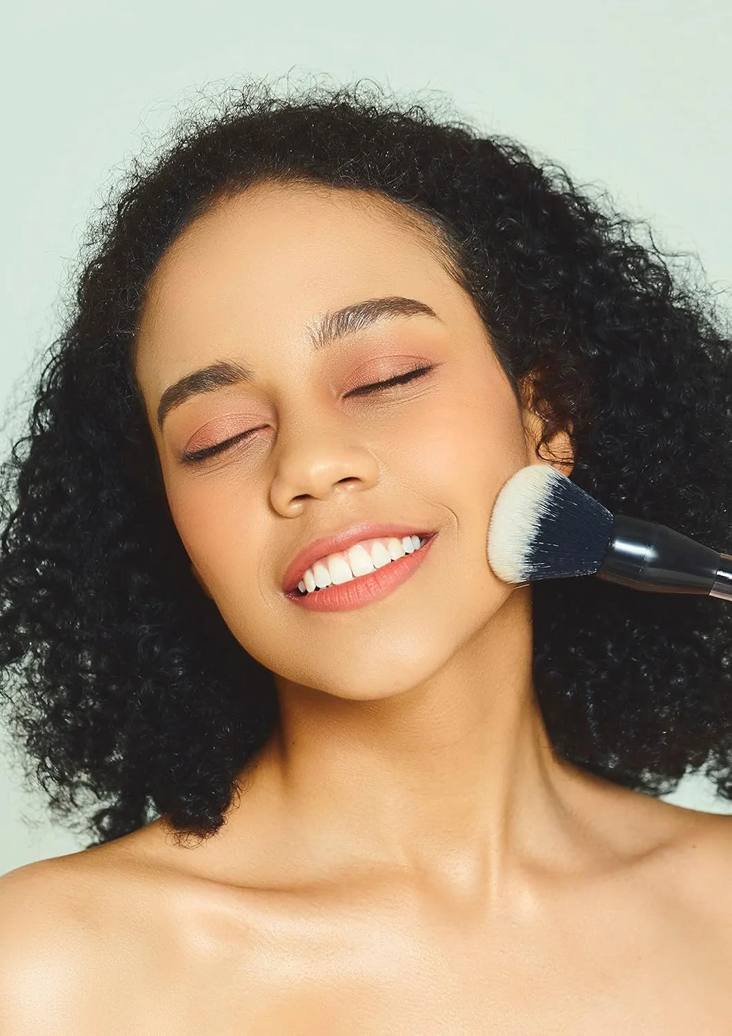 براش پودر و رژگونه Ohgnus #002، براش آرایشی وگان براش پودر و رژگونه Ohgnus #002، براش آرایشی وگان