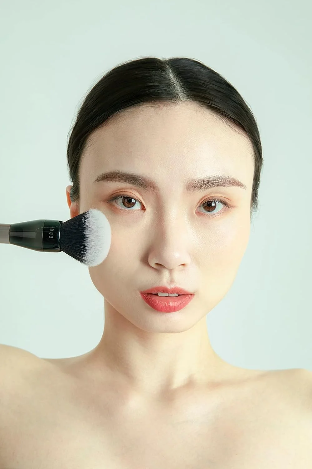 براش پودر و رژگونه Ohgnus #002، براش آرایشی وگان براش پودر و رژگونه Ohgnus #002، براش آرایشی وگان