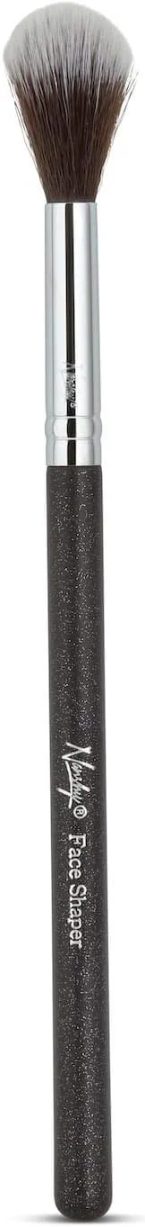 براش رژگونه حالت دهنده صورت Nanshy - براش برنزر و براش کانتور برای استفاده و ترکیب آرایش پودری و کرمی صورت - براش هایلایتر نرم - وگان و بدون تست حیوانی - مشکی براش رژگونه حالت دهنده صورت Nanshy - براش برنزر و براش کانتور برای استفاده و ترکیب آرایش پودری و کرمی صورت - براش هایلایتر نرم - وگان و بدون تست حیوانی - مشکی